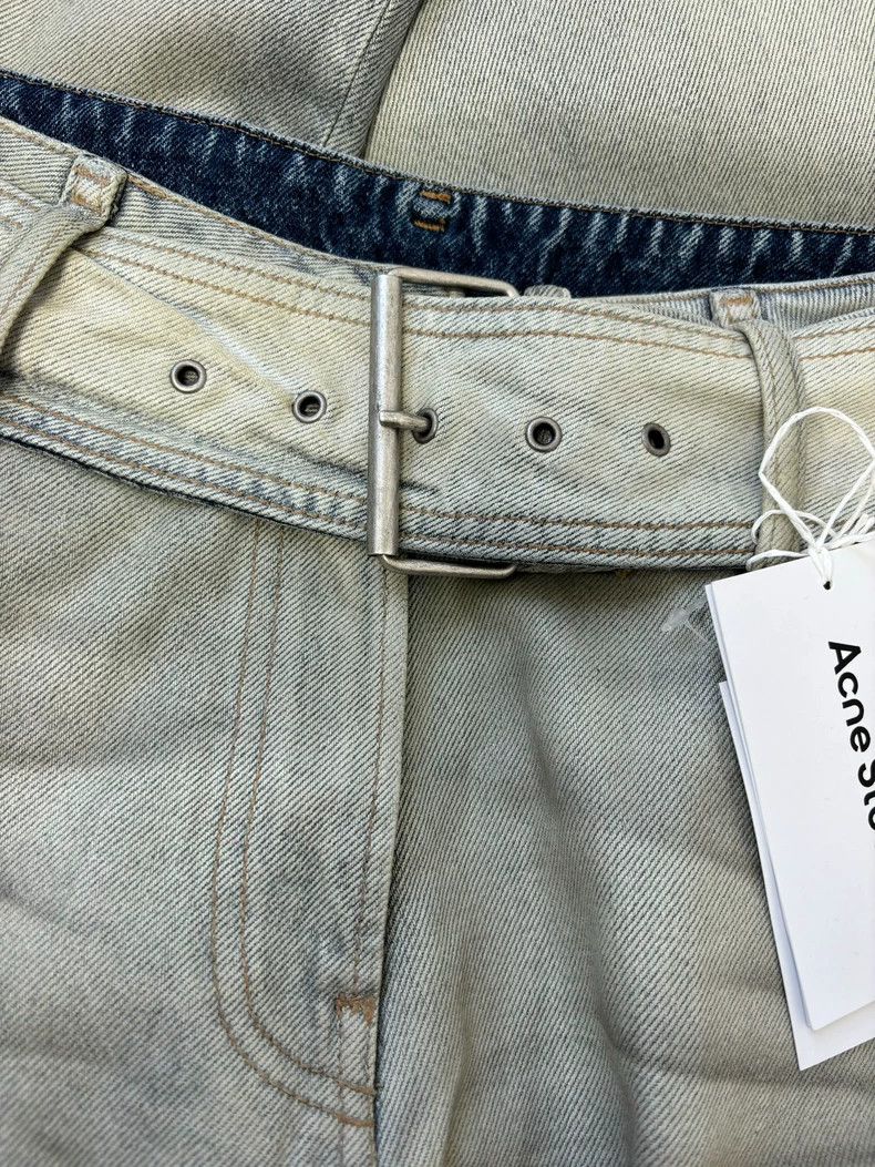 Acne Studios acne studios Pearl white loose jeans 2506-Nextarrow Size US 36 / EU 52 - 3 Thumbnail