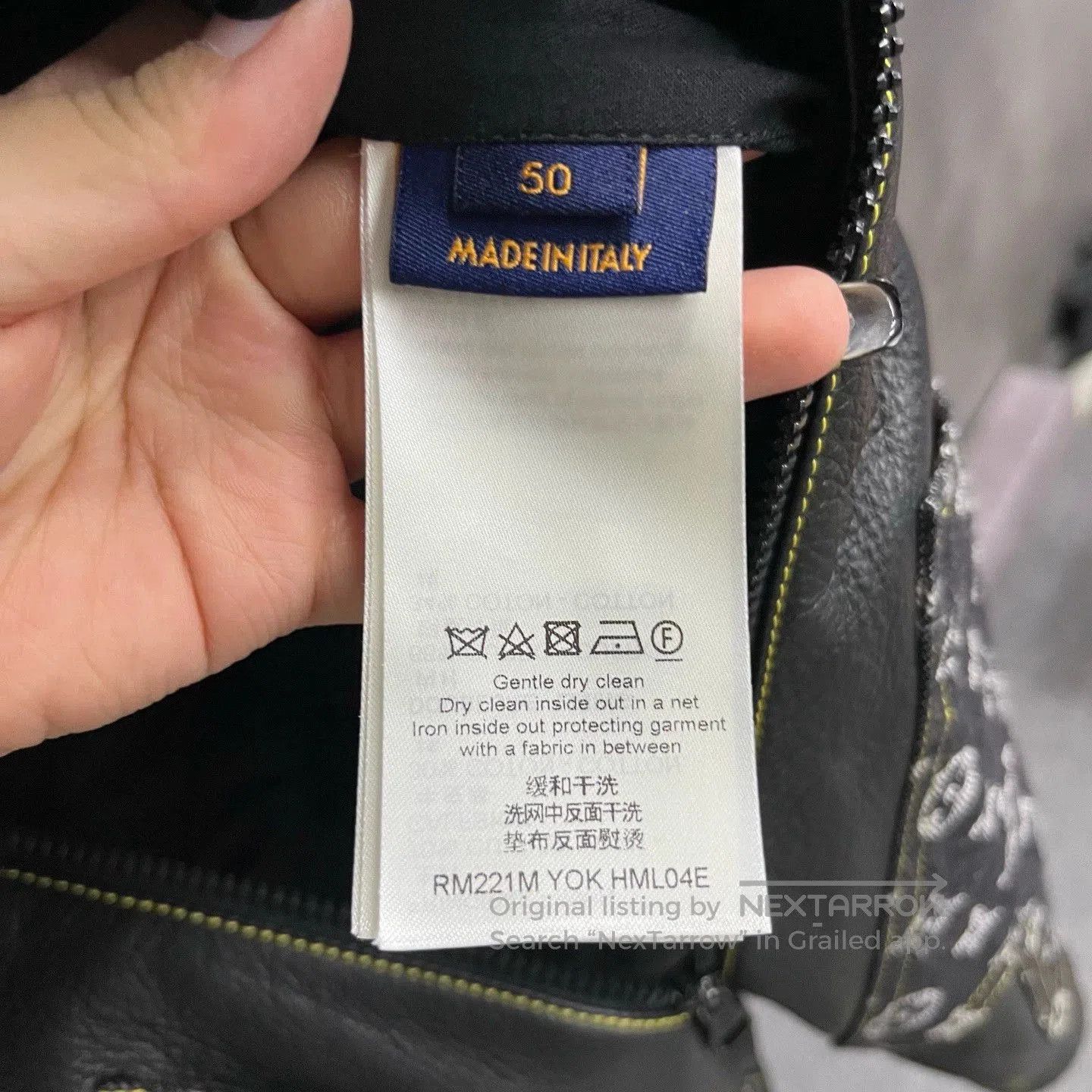 Louis Vuitton louis vuitton black logo pocket leather jacket. Size US L / EU 52-54 / 3 - 3 Thumbnail