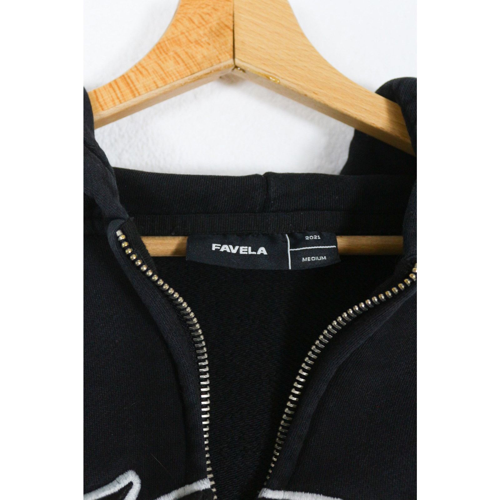 FAVELA FAVELA Logo Skateboarding Zip Boxy Hoodie NZ Size US M / EU 48-50 / 2 - 3 Thumbnail