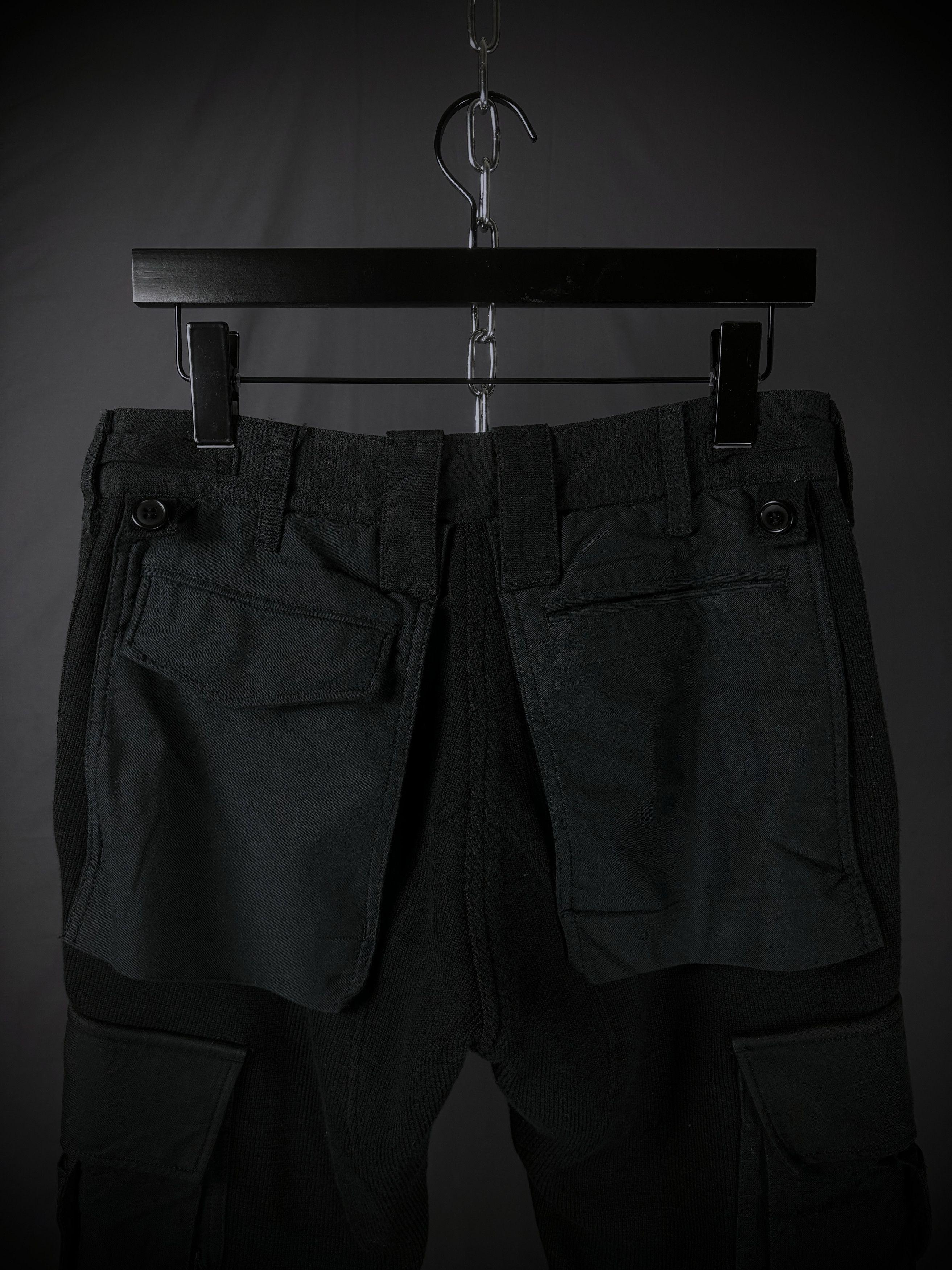 Maison MIHARA YASUHIRO Miharayasuhiro 3D Hybrid Cargo Pants – 2000s Size US 30 / EU 46 - 7 Thumbnail