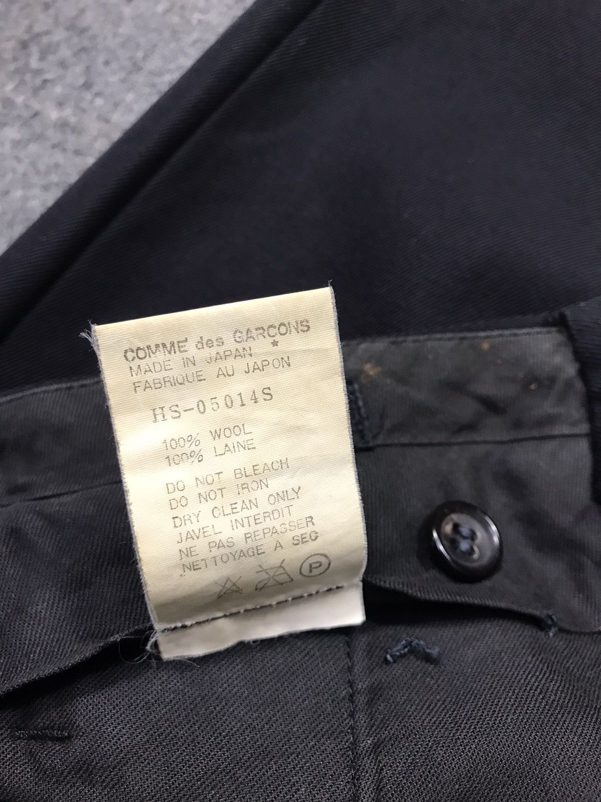 Comme des Garcons 90s Comme Des Garcon Homme Casual Trousers Pant Size US 32 / EU 48 - 10 Thumbnail