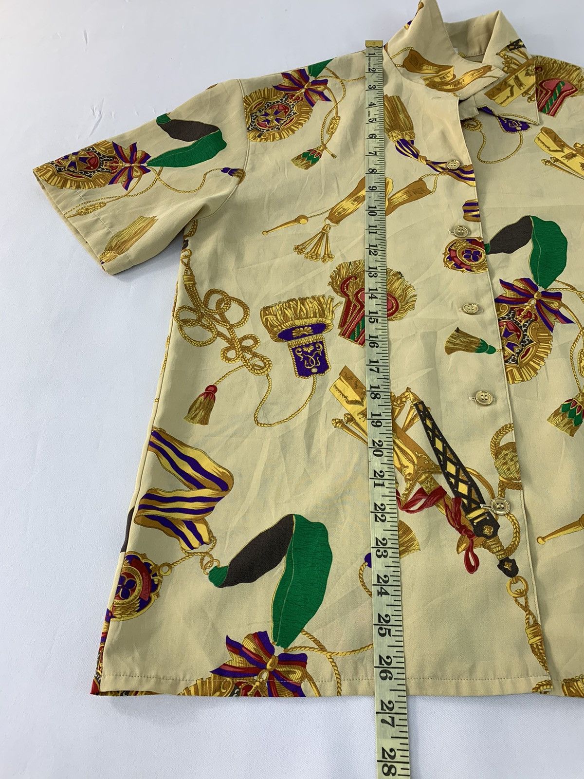 Japanese Brand 90s Memory Onward Baroque Art Button Up Shirt Size US L / EU 52-54 / 3 - 10 Thumbnail