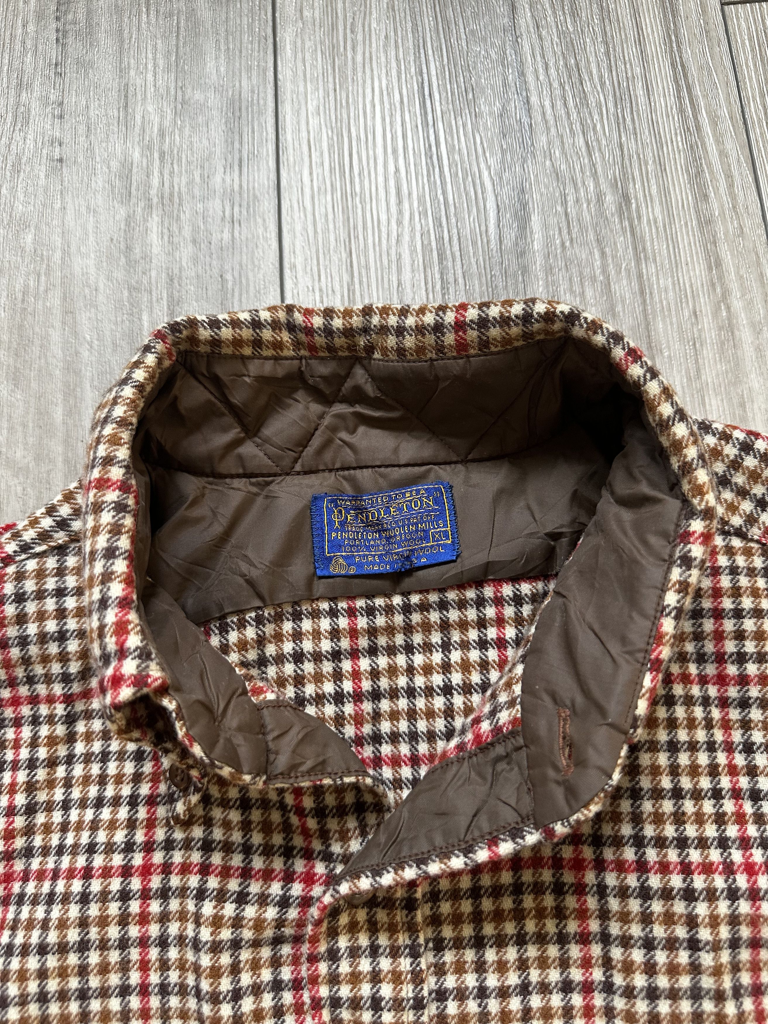 Vintage Pendleton Tartan Wool Button Up Vintage Shirt Size US XL / EU 56 / 4 - 6 Thumbnail