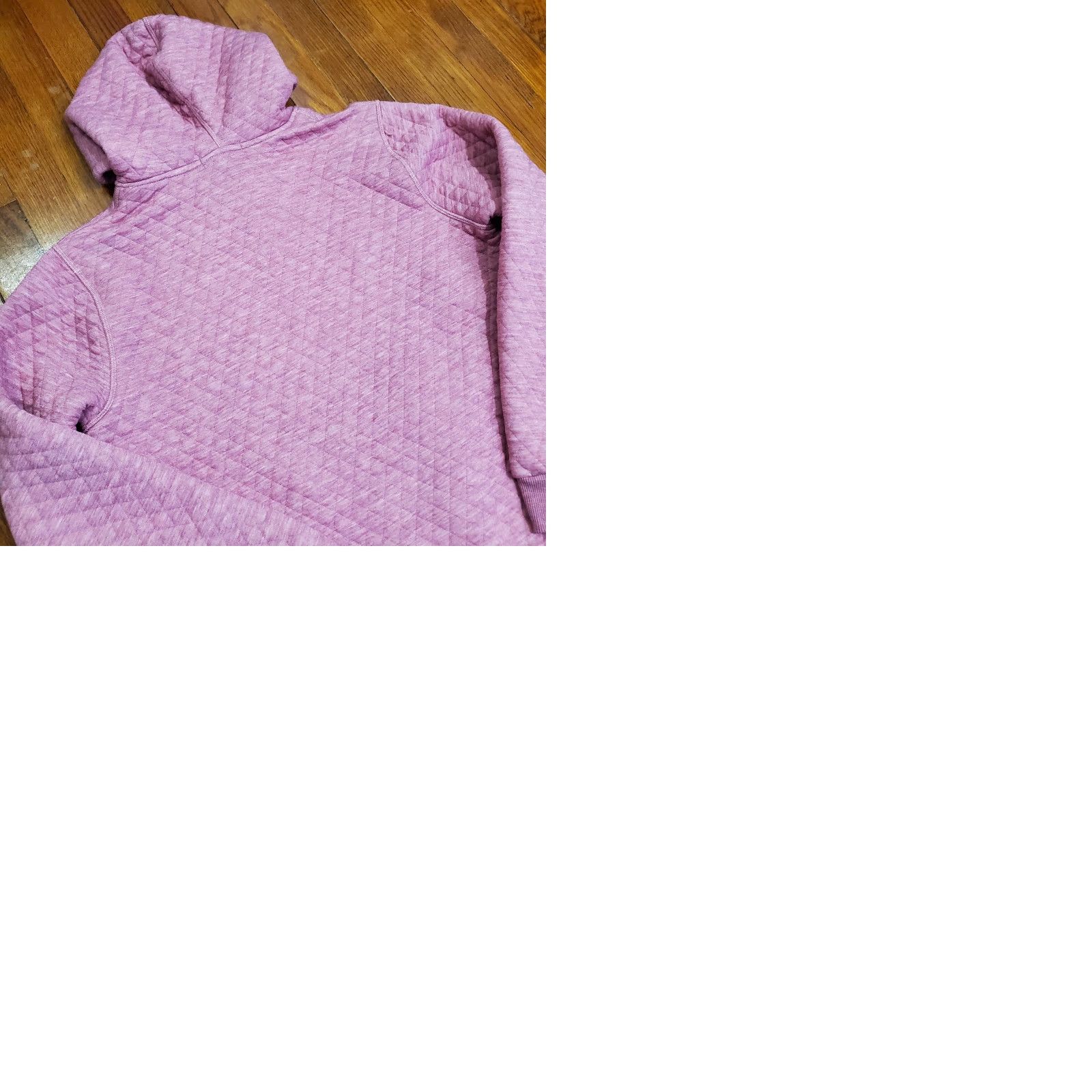 Marine Layer Marine Layer Hoodie Sweatshirt Womens L Pink Quilted Beaded Geometric Pocket Crew Neck Hooded Pullover Knit Size L / US 10 / IT 46 - 9 Thumbnail
