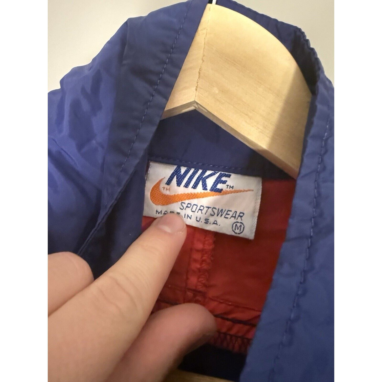 Nike 70s Nike Sportswear Anorak Windbreaker Vintage Medium Size US M / EU 48-50 / 2 - 5 Thumbnail