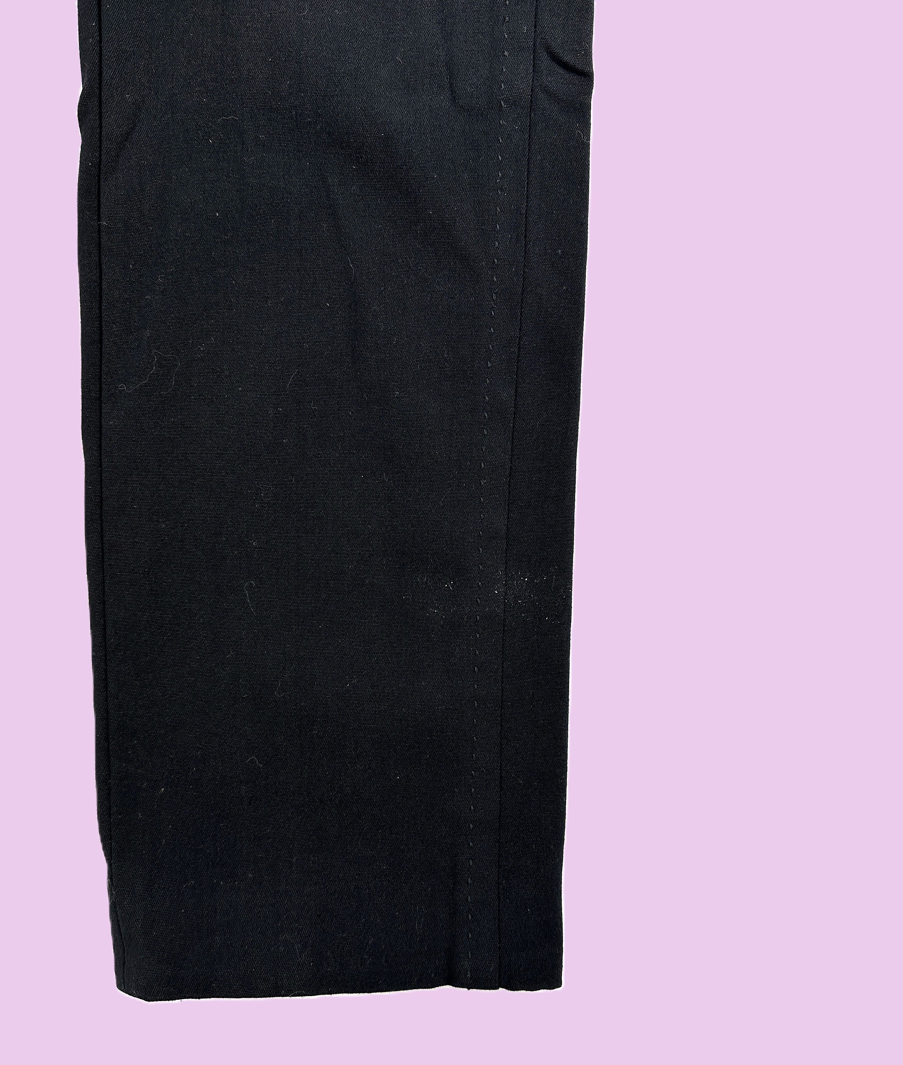 Dsquared2 Black Stretch Trousers Size 29" - 2 Thumbnail