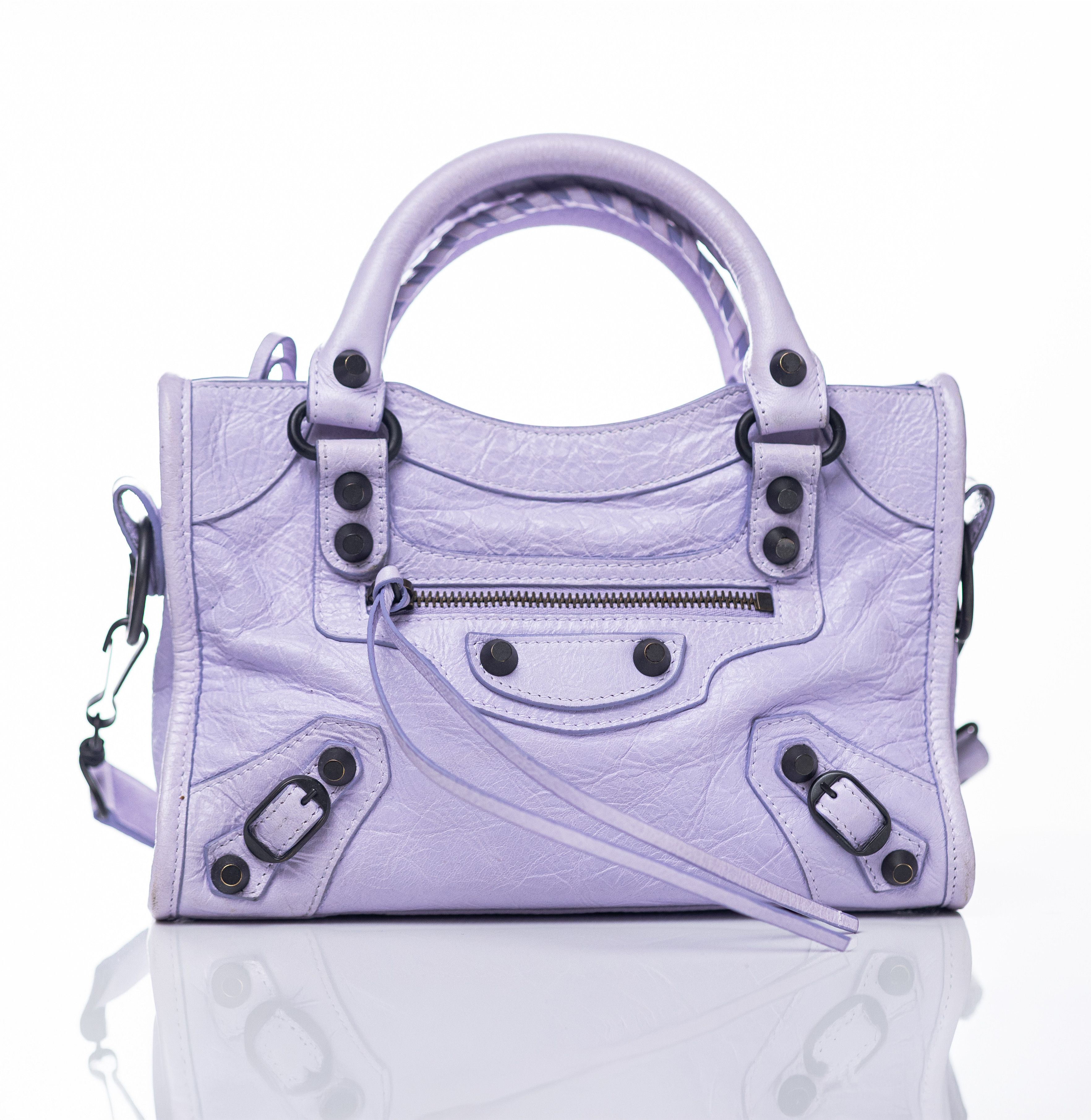 BALENCIAGA LE CITY BAG MINI IN PARMA