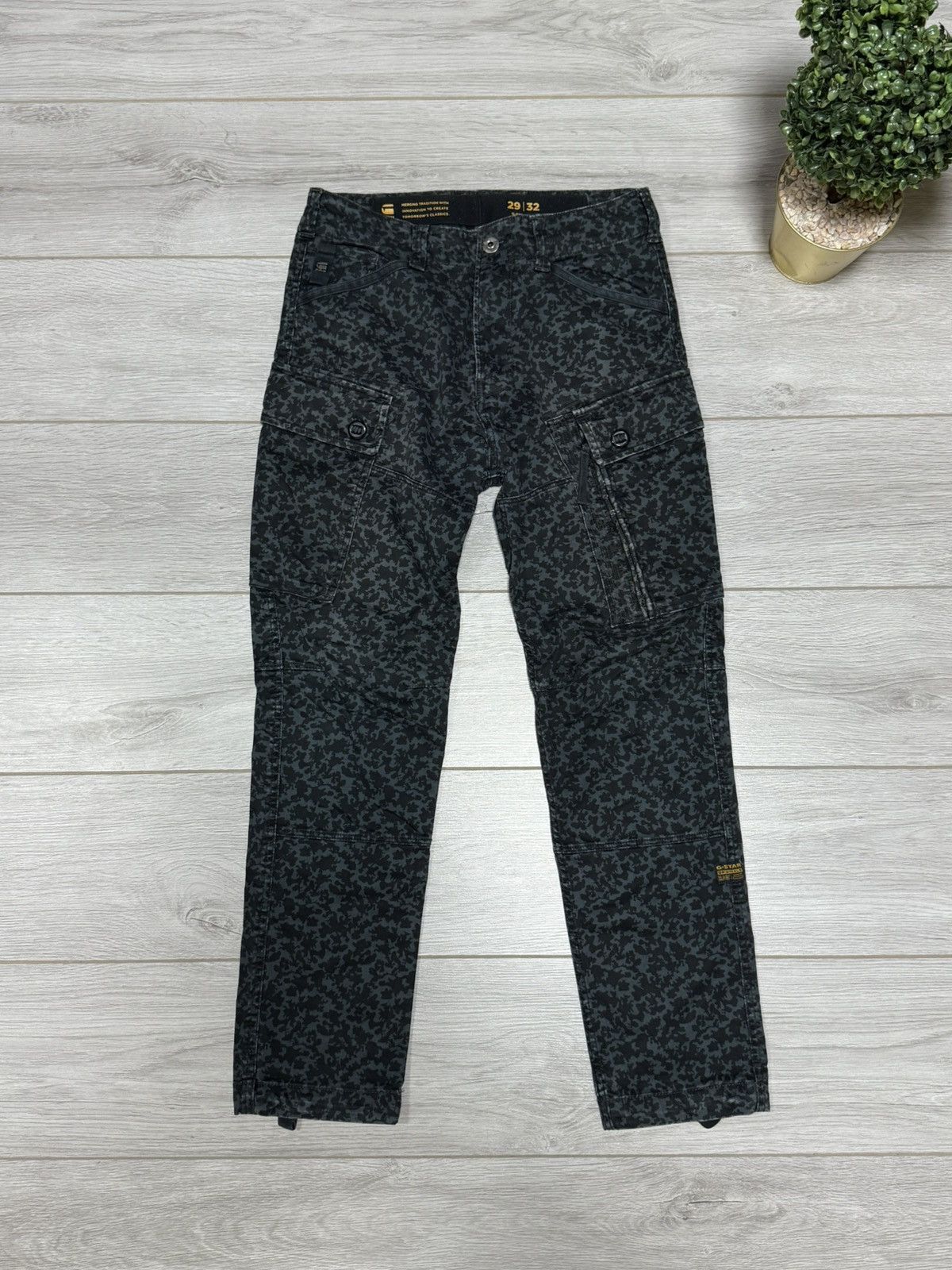 G-Star G star Pharrell Williams camo leopard denim pants jeans Size US 29 - 6 Thumbnail