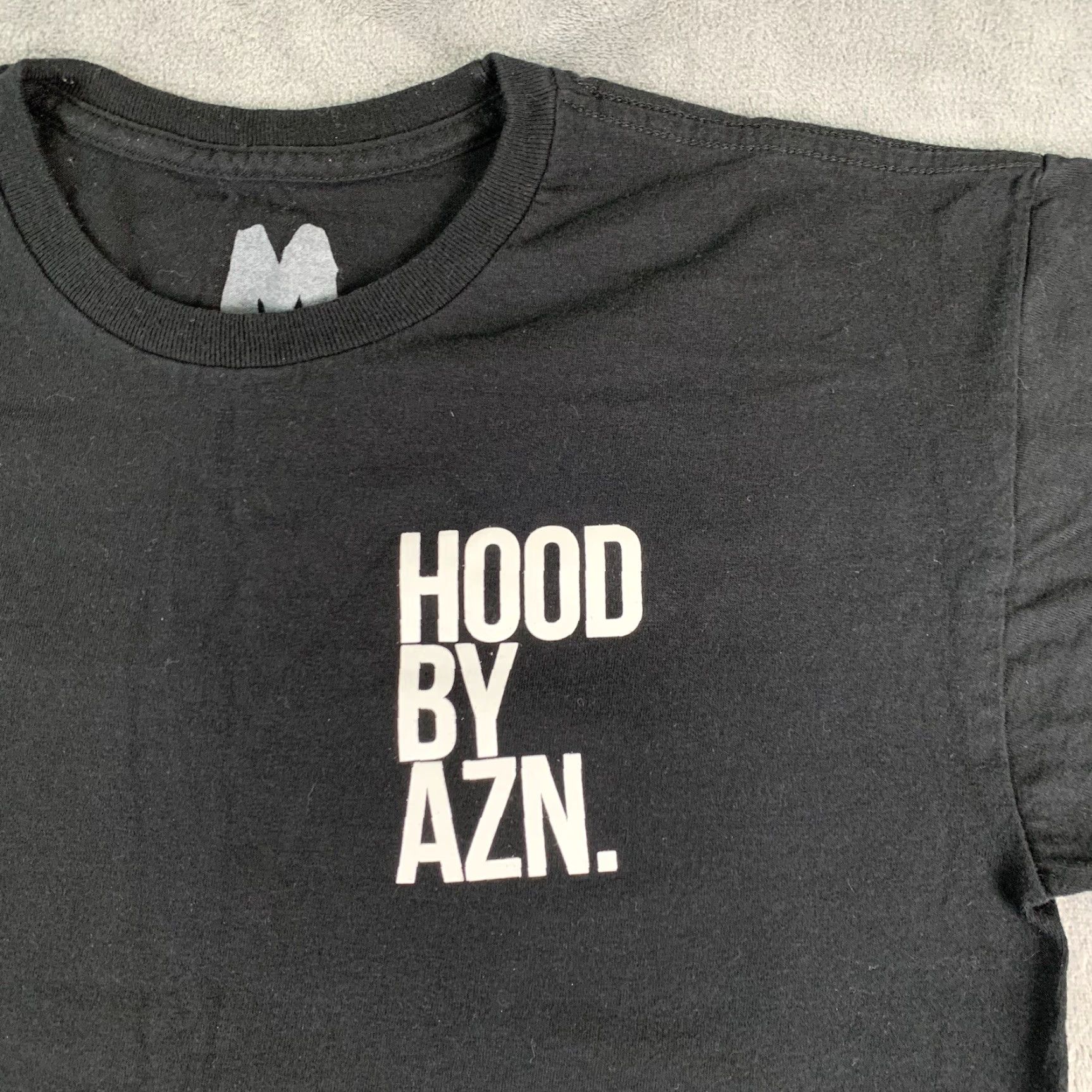 Vintage HOOD BY AZN HBA Black Short Sleeve T-Shirt Size M Logo Mens Size US M / EU 48-50 / 2 - 3 Thumbnail