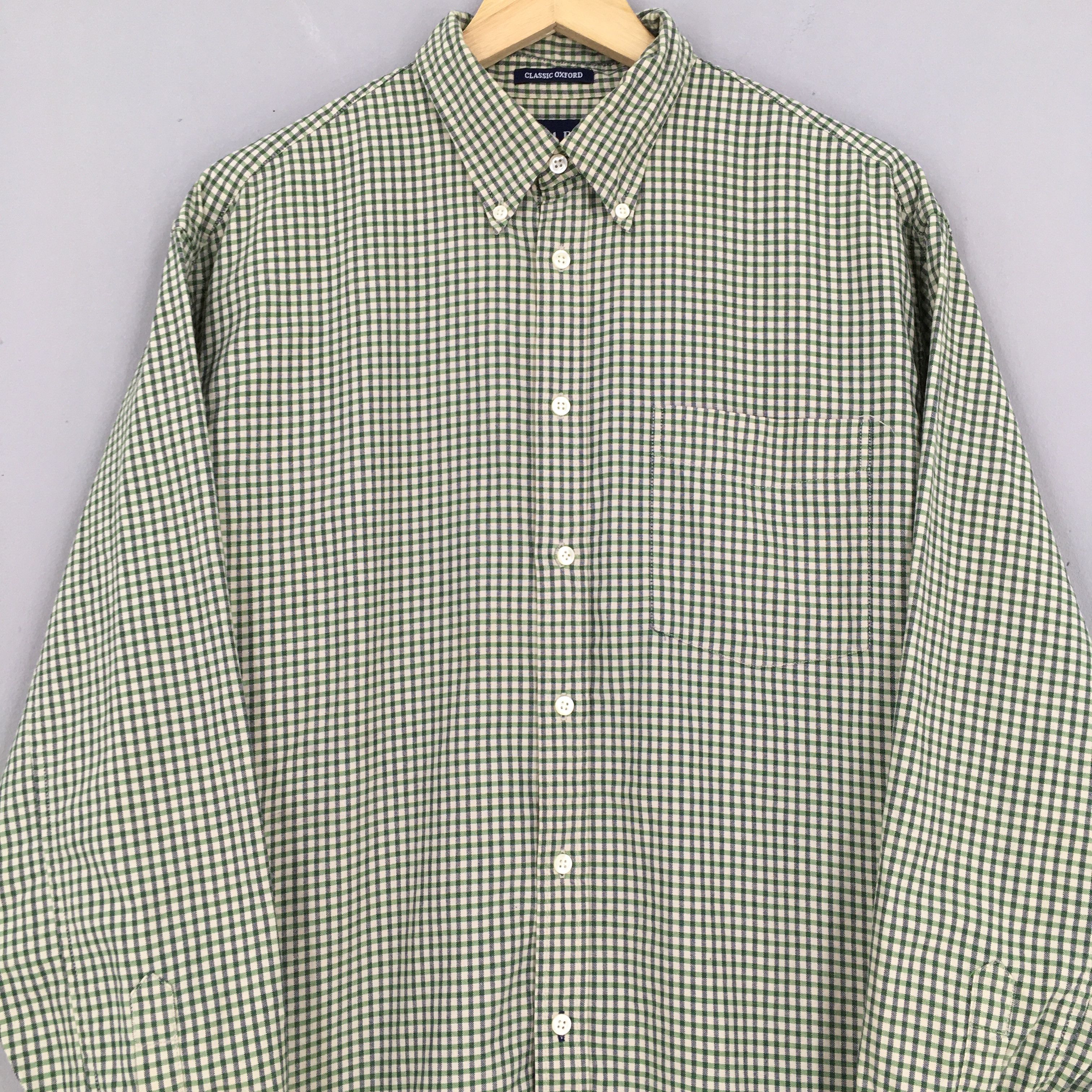 Flannel Vintage 90s Gap Plaid Checkered Flannel Shirt Medium Size US M / EU 48-50 / 2 - 2 Thumbnail