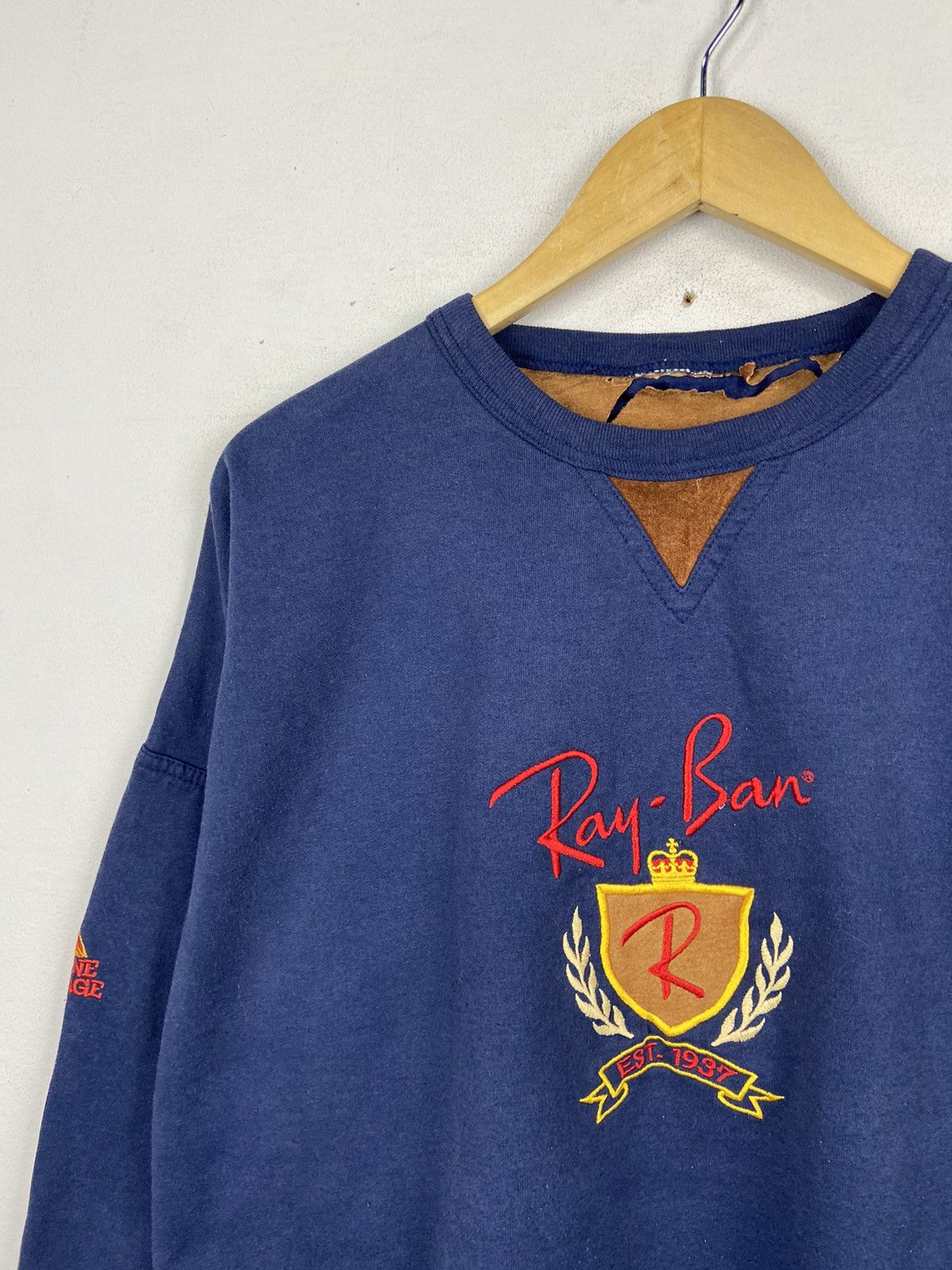Other × RayBan × Vintage RARE!! Rayban 90s SWEATSHIRT Size US L / EU 52-54 / 3 - 5 Thumbnail
