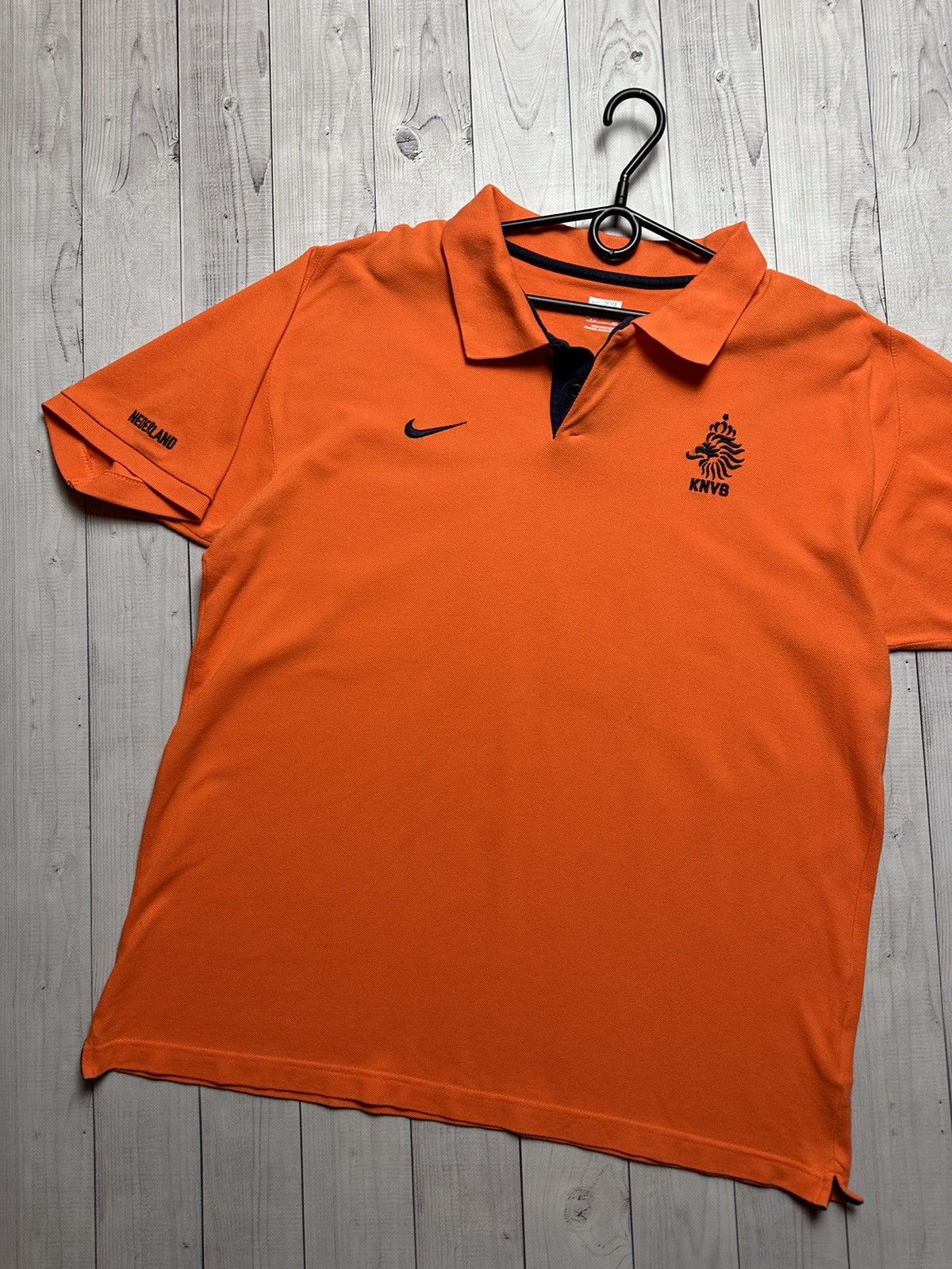 Vintage Vintage Nike Nederland soccer polo Holland size XXL Size US XXL / EU 58 / 5 - 2 Thumbnail
