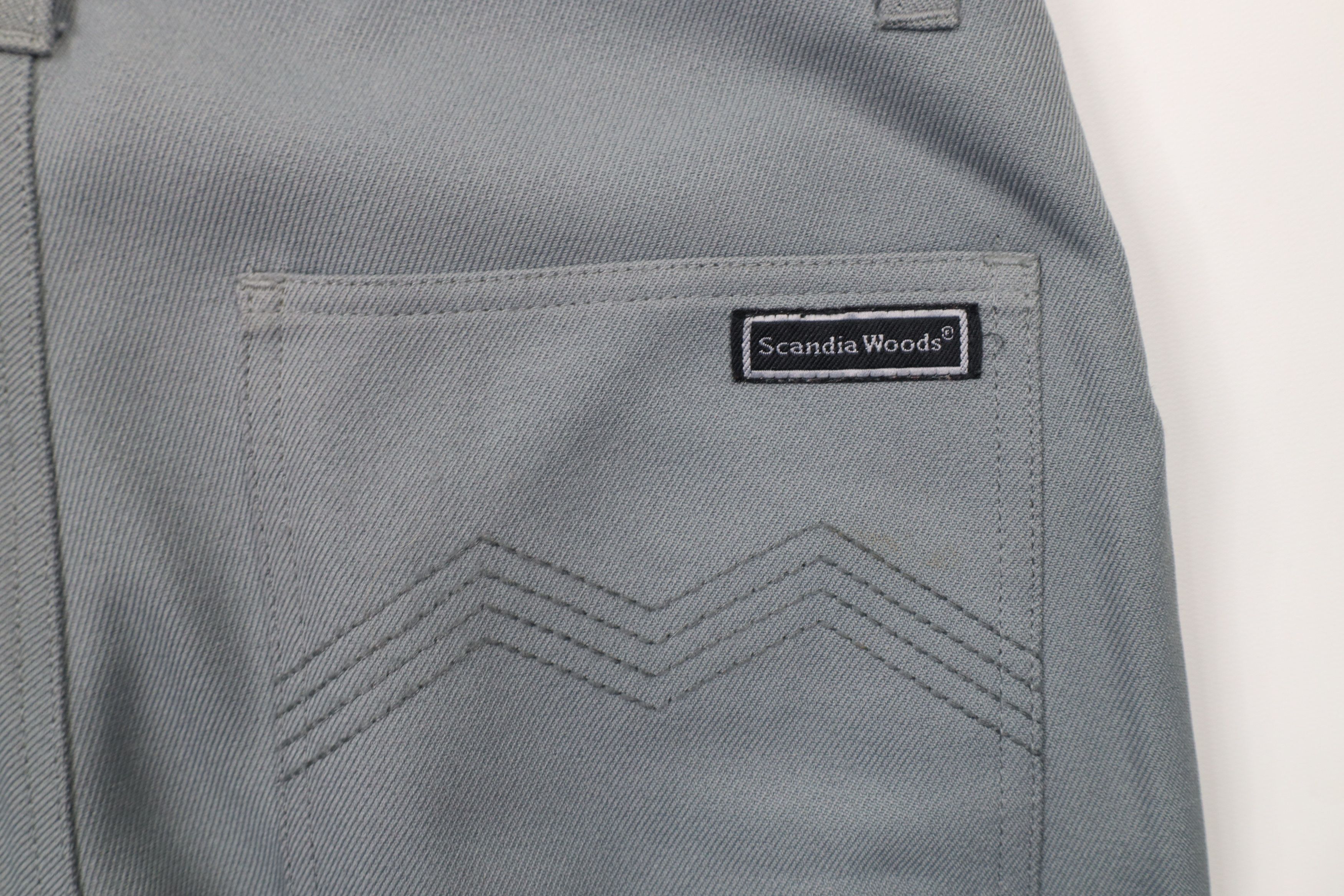 Vintage Vintage 90s Streetwear Knit Flared Wide Leg Chino Pants Size US 32 / EU 48 - 13 Thumbnail