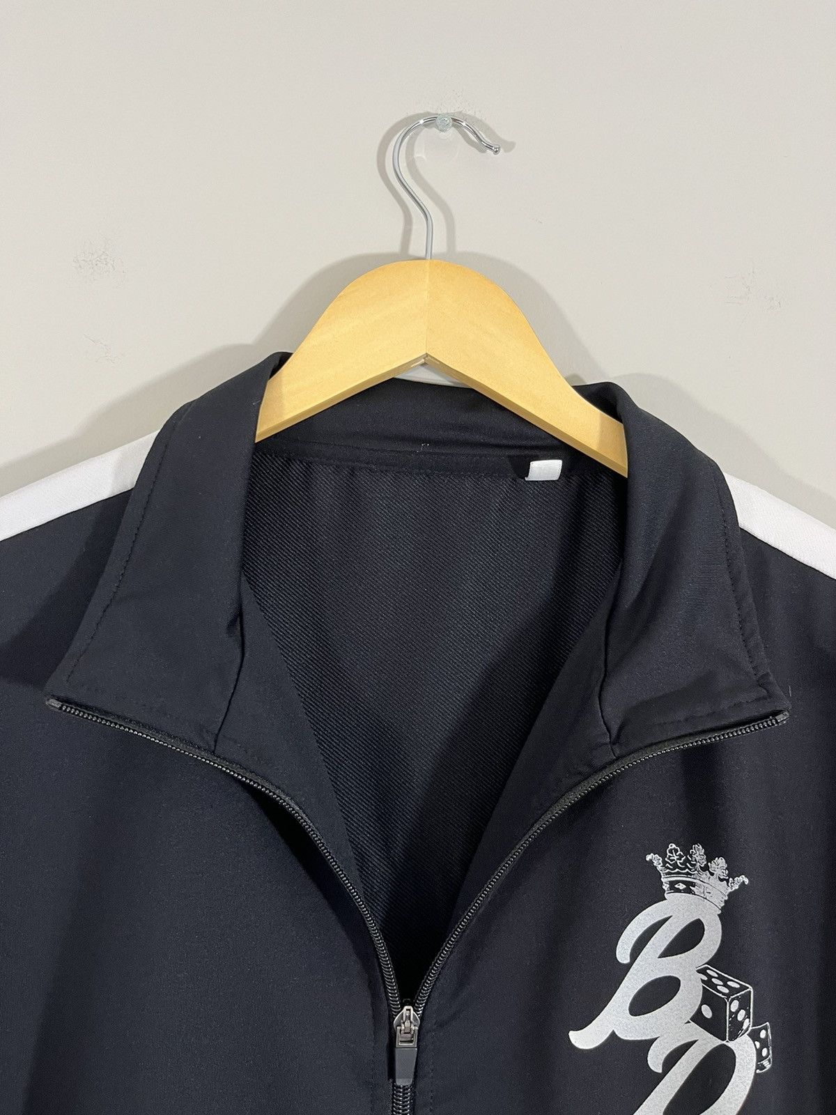 Vintage Billionaire Dreams Dice Black Stripe Track Jacket Size US L / EU 52-54 / 3 - 4 Thumbnail