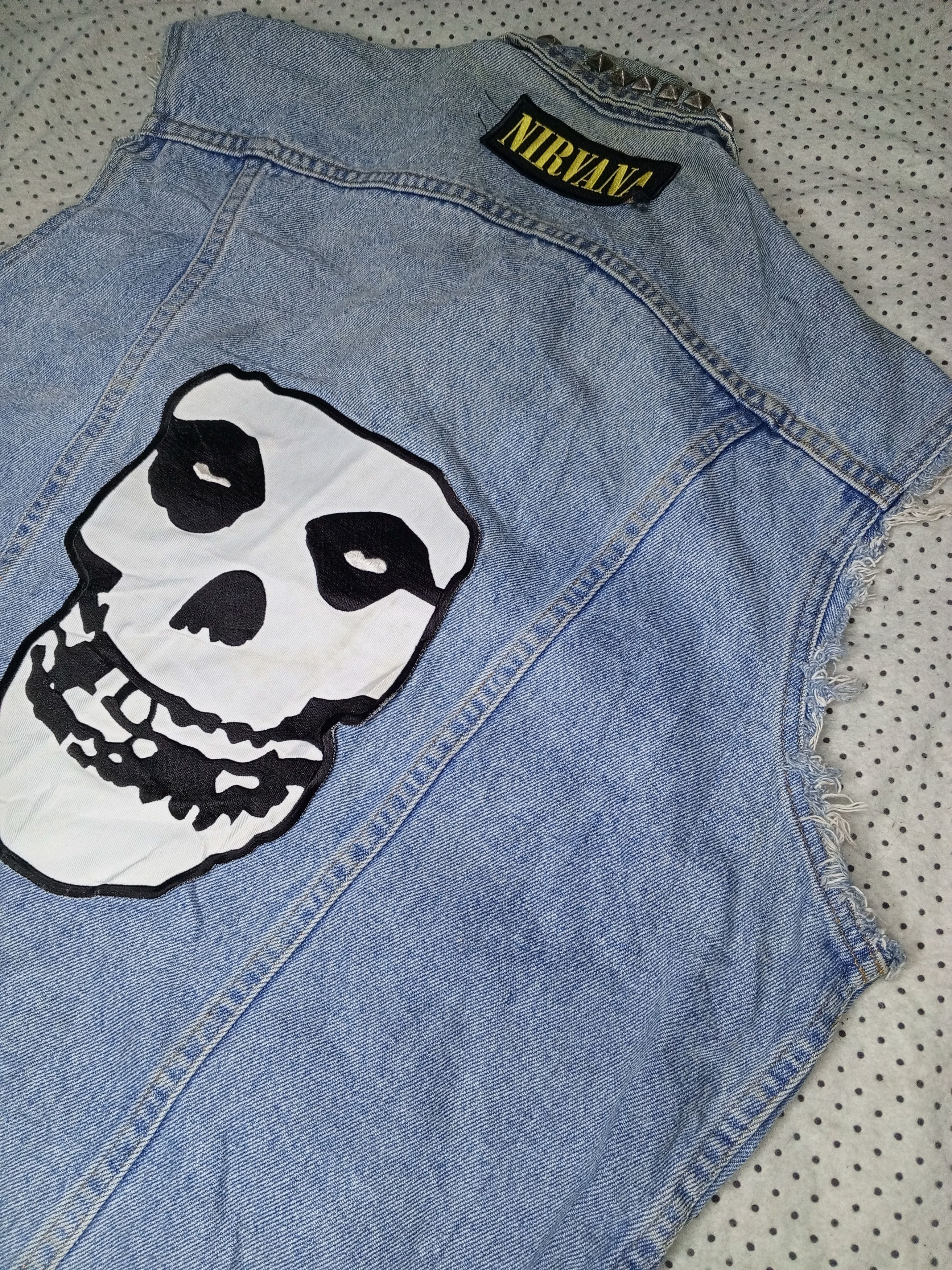 Lee × Misfits × Nirvana Lee denim vest band nirvana rare Size US L / EU 52-54 / 3 - 7 Thumbnail
