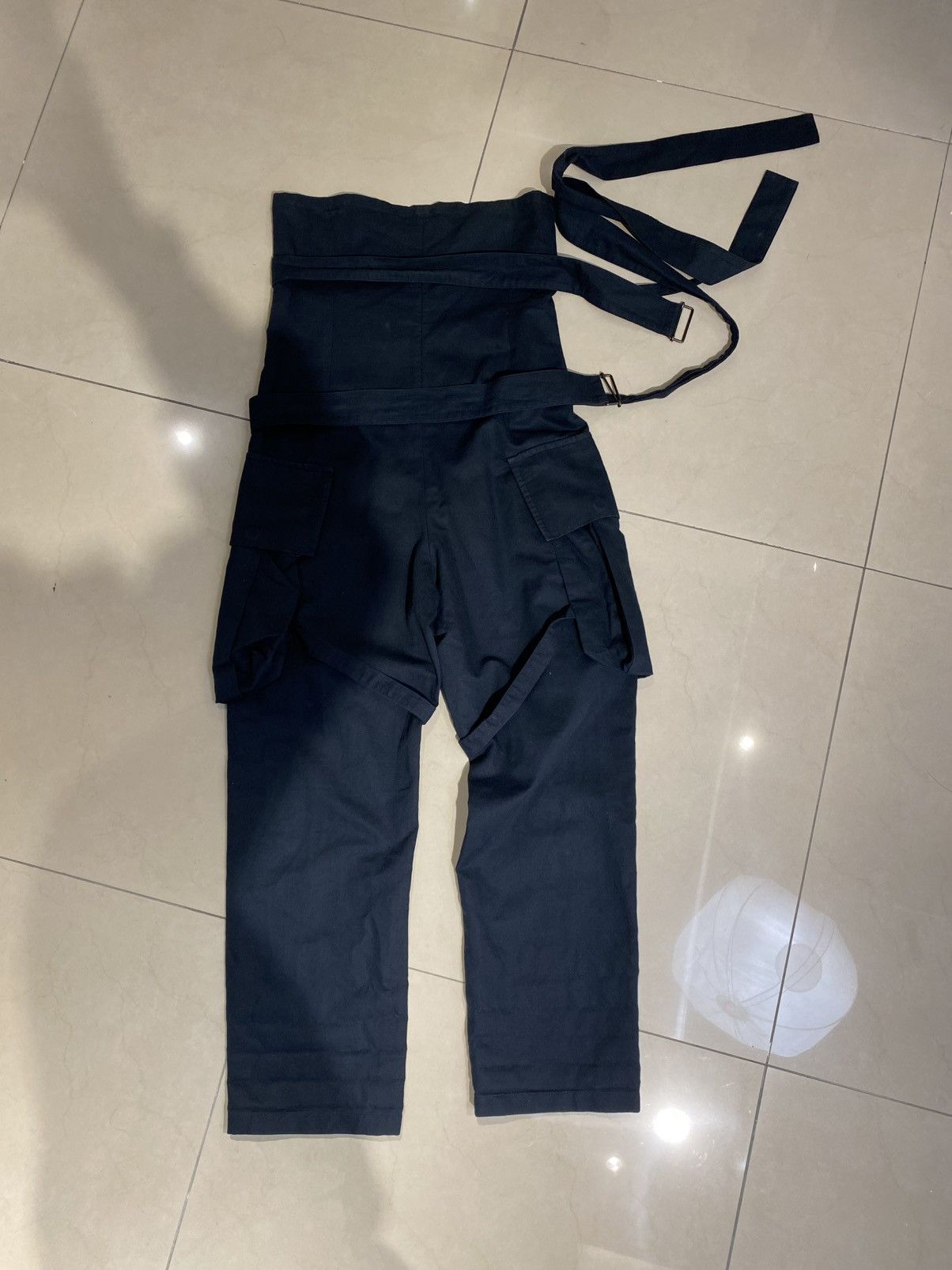 Ann Demeulemeester Ann Demeulemeester Bondage Strap Cargo Pants Size US 36 / EU 52 - 6 Thumbnail