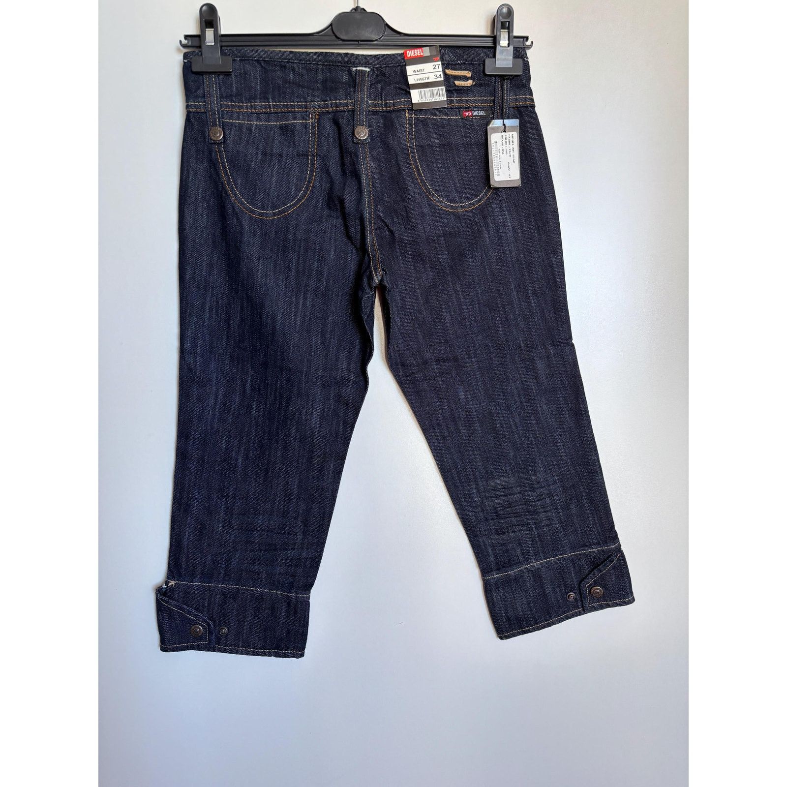 Diesel Diesel Kulter Capri Jeans W27 Italy Deadstock Y2K Raw Denim Size US 27 - 3 Thumbnail