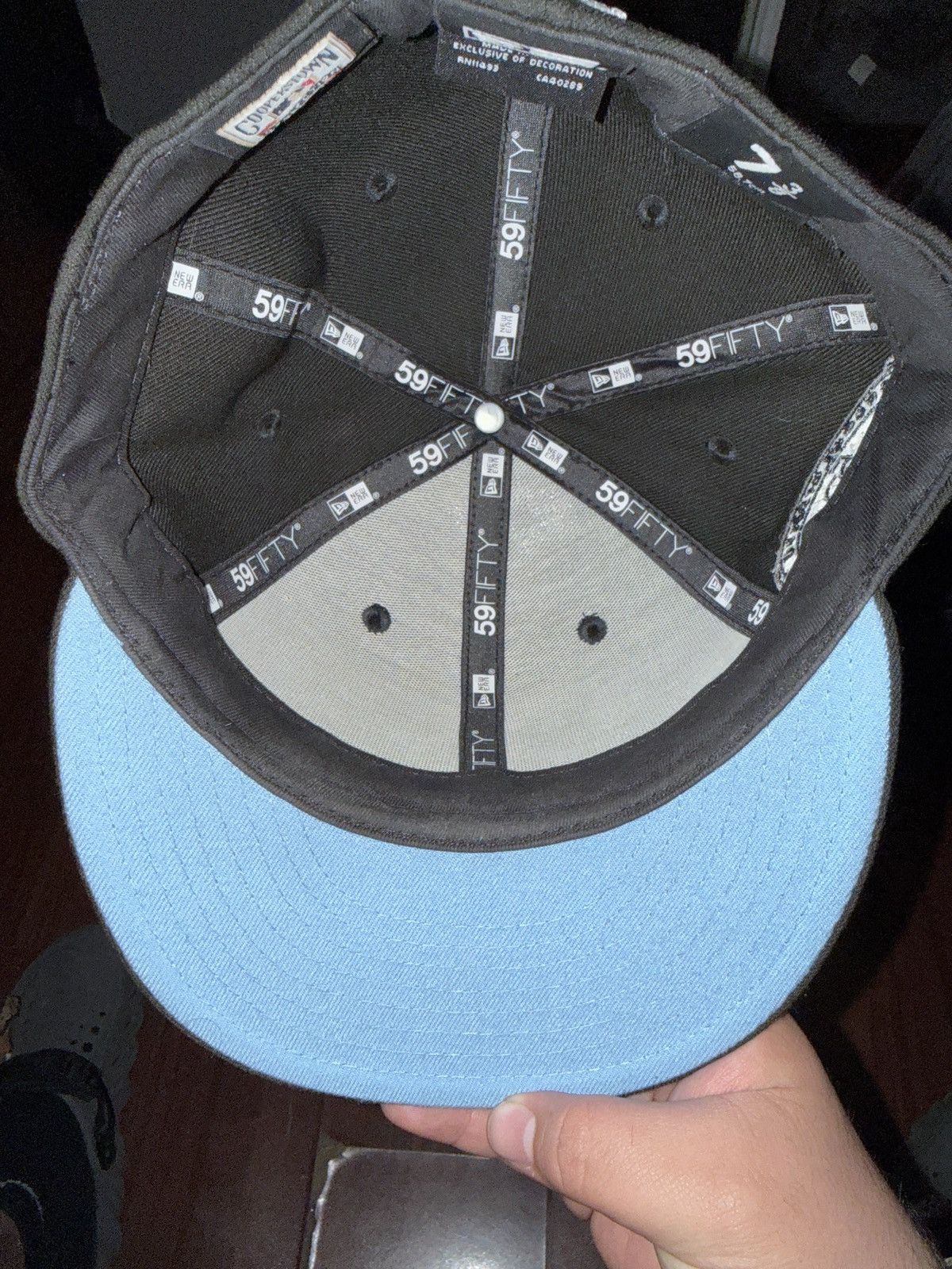 New Era Los Angeles Dodgers fitted hat 7 3/8 Size ONE SIZE - 3 Thumbnail