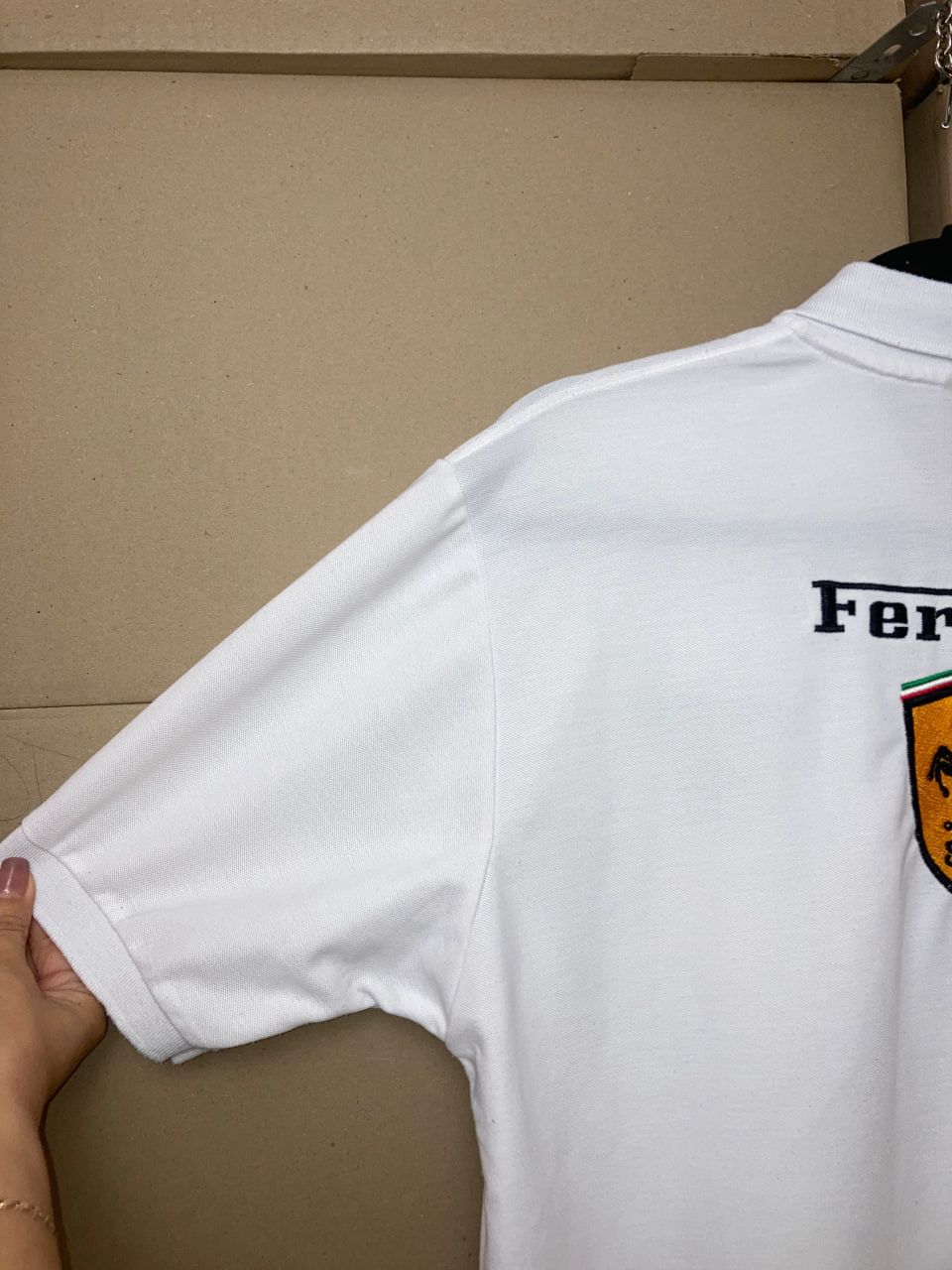 Ferrari VINTAGE SHELL HELIX FERRARI POLO SHIRT RACING FORMULA 1 Y2K Size US XL / EU 56 / 4 - 4 Thumbnail