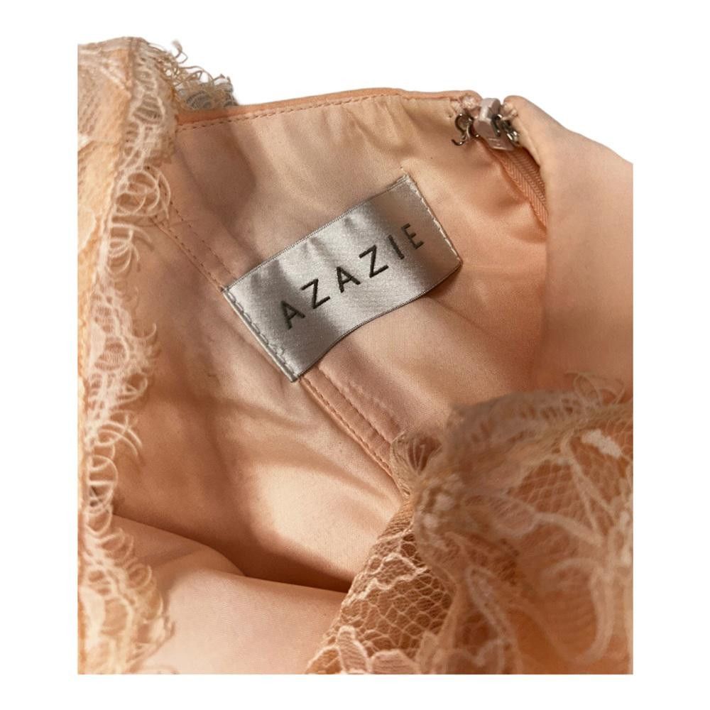Designer Azazie l Blush Lace Bridesmaid Dress Size 8 Size M / US 6-8 / IT 42-44 - 7 Thumbnail