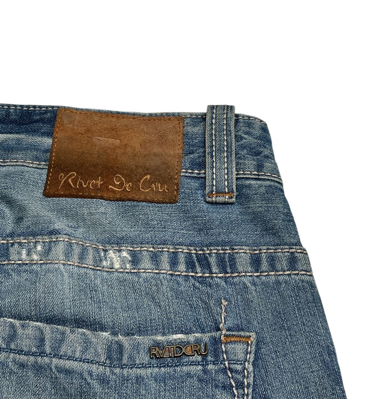 Vintage Rare Design Vintage Brand River De Cru Jeans 2000s Size US 34 / EU 50 - 9 Thumbnail