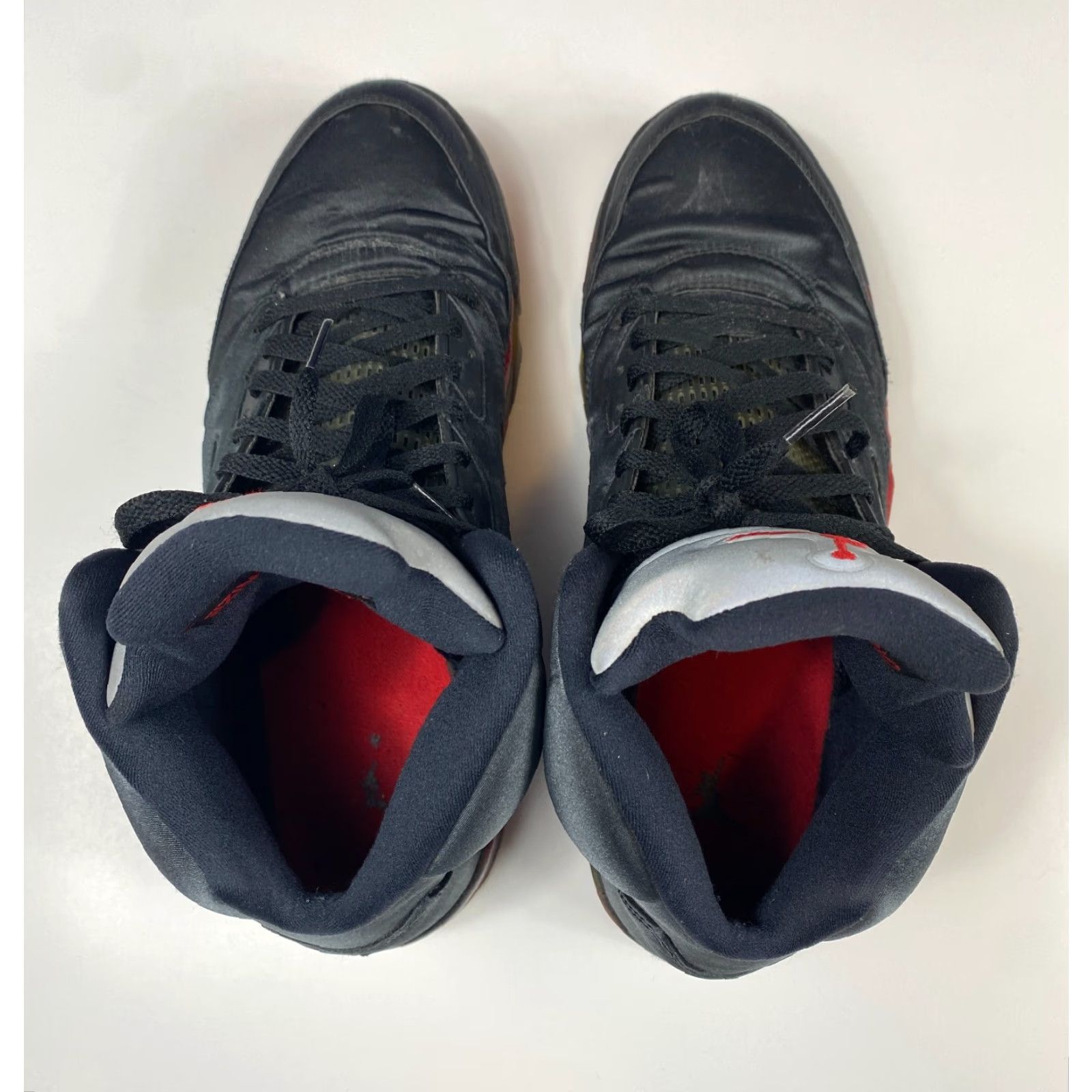 Jordan Brand Nike Air Jordan 5 Retro Satin Bred 136027-006 Sz 12 Mens Sneaker Size US 11 / EU 44 - 7 Thumbnail