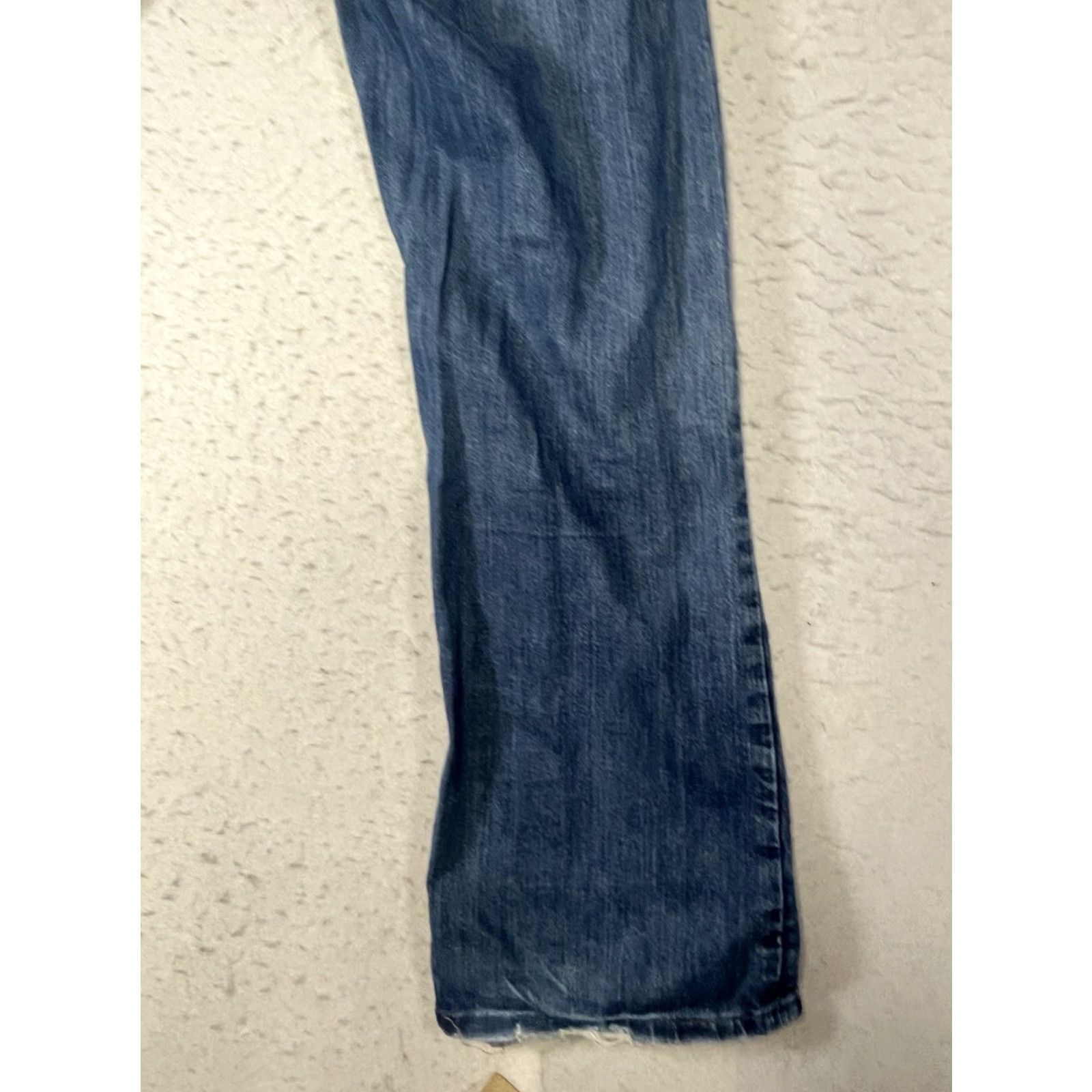 Lucky Brand Lucky Brand Jeans Men's Blue Denim Straight 34x32 Stretch 5-Pocket Distressed N/A Size US 34 / EU 50 - 7 Thumbnail