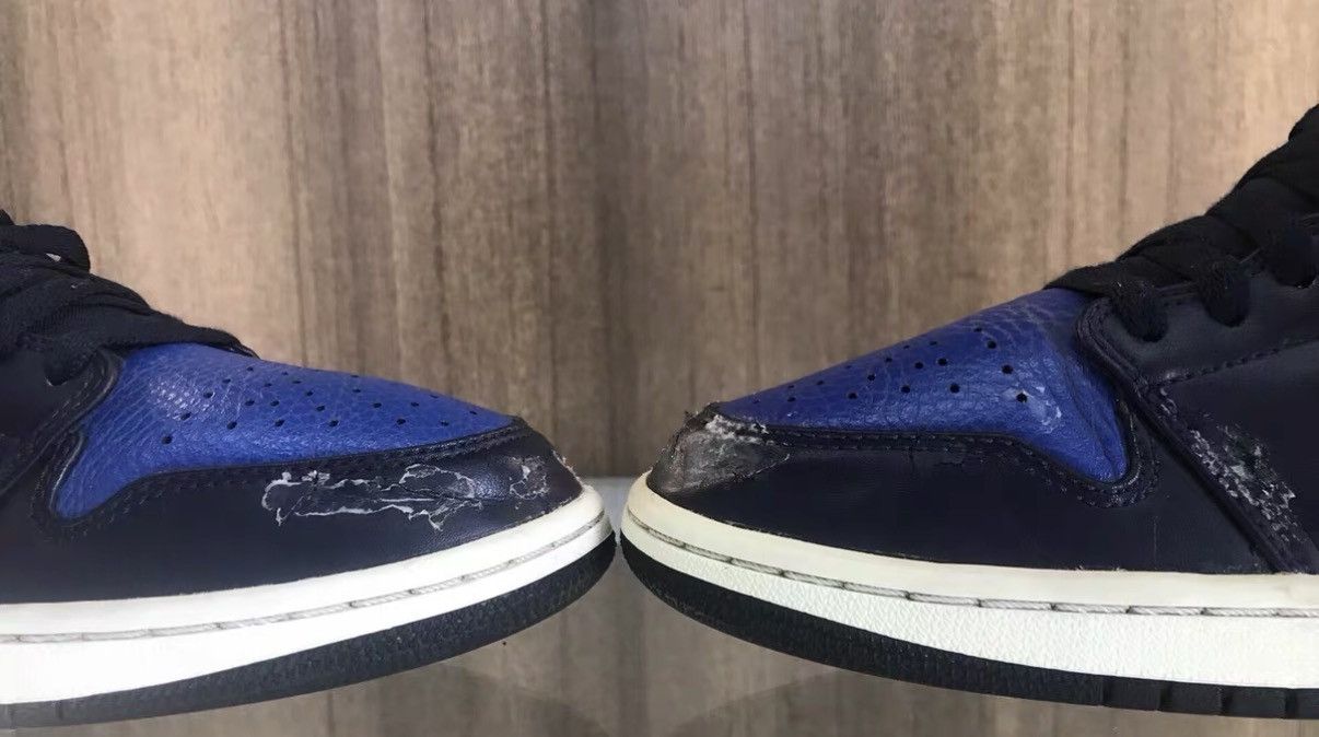 Nike Nike AJ1 Mid Black & Blue J16 Size US 8.5 / EU 41-42 - 6 Thumbnail