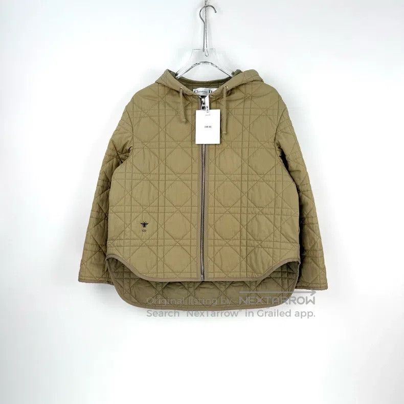 Dior Dior Khaki bee logo diamond hooded cotton suit coat Size S / US 4 / IT 40 - 3 Thumbnail