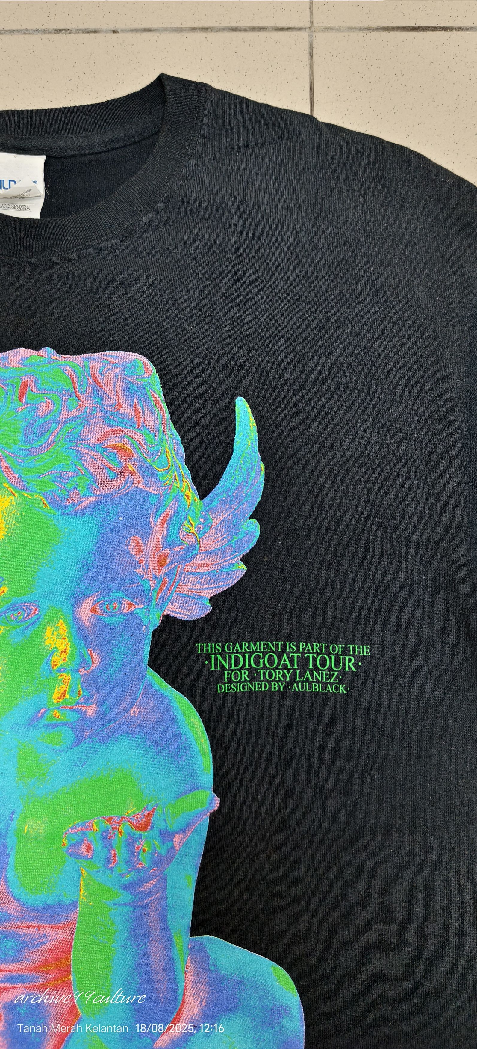 Rap Tees INDIGOAT TOUR FOR TORY LANEZ Chris Brown TEE Size US M / EU 48-50 / 2 - 7 Thumbnail