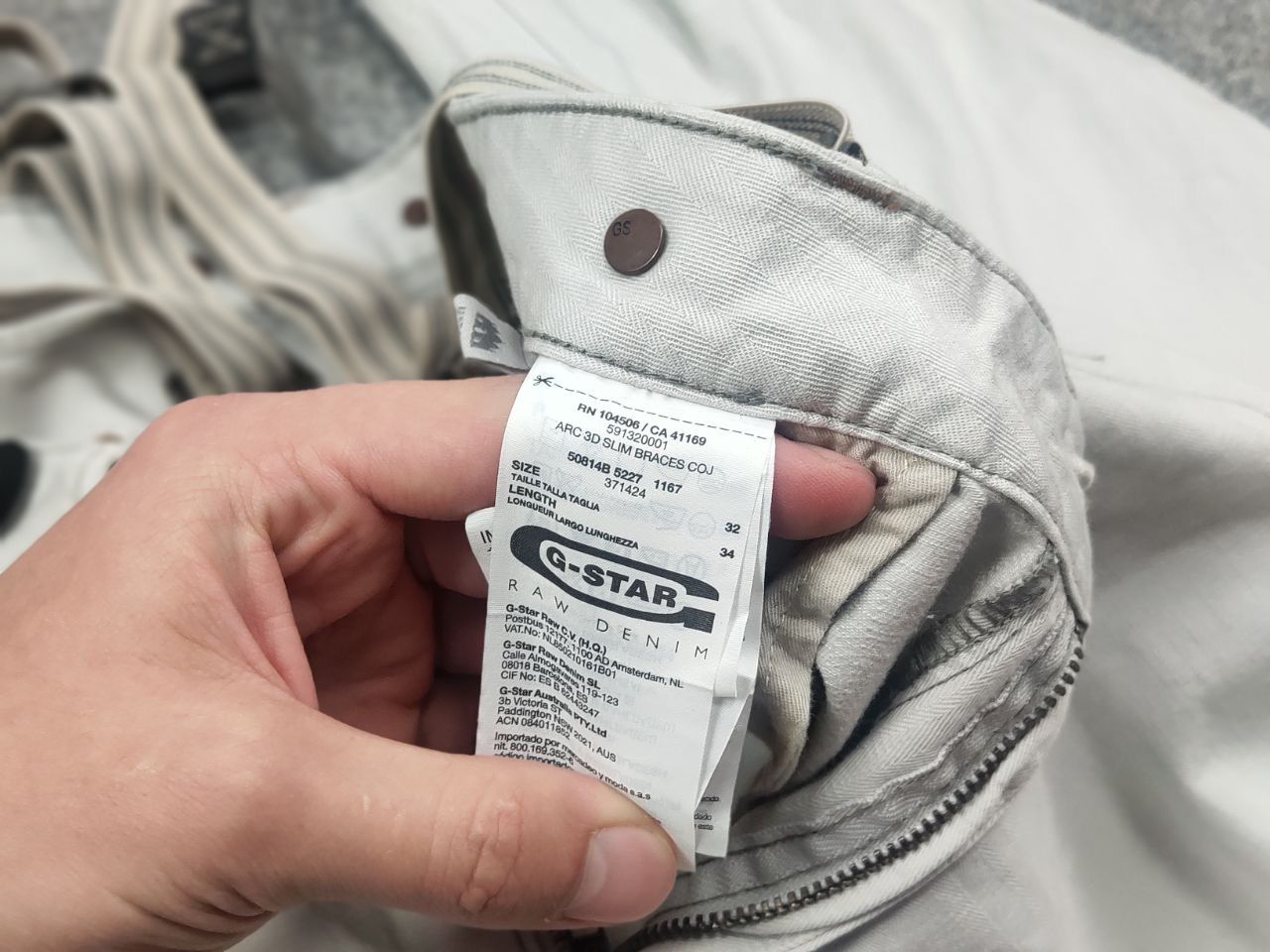 G-Star G Star Raw arc 3d Slim Braces coj Chino Loose tapered Pants Size US 32 / EU 48 - 10 Thumbnail