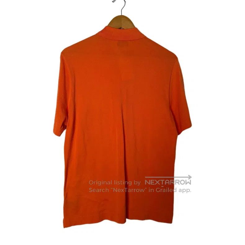 Hermes Hermes Orange Knit Polo Shirt Size M / US 6-8 / IT 42-44 - 2 Thumbnail