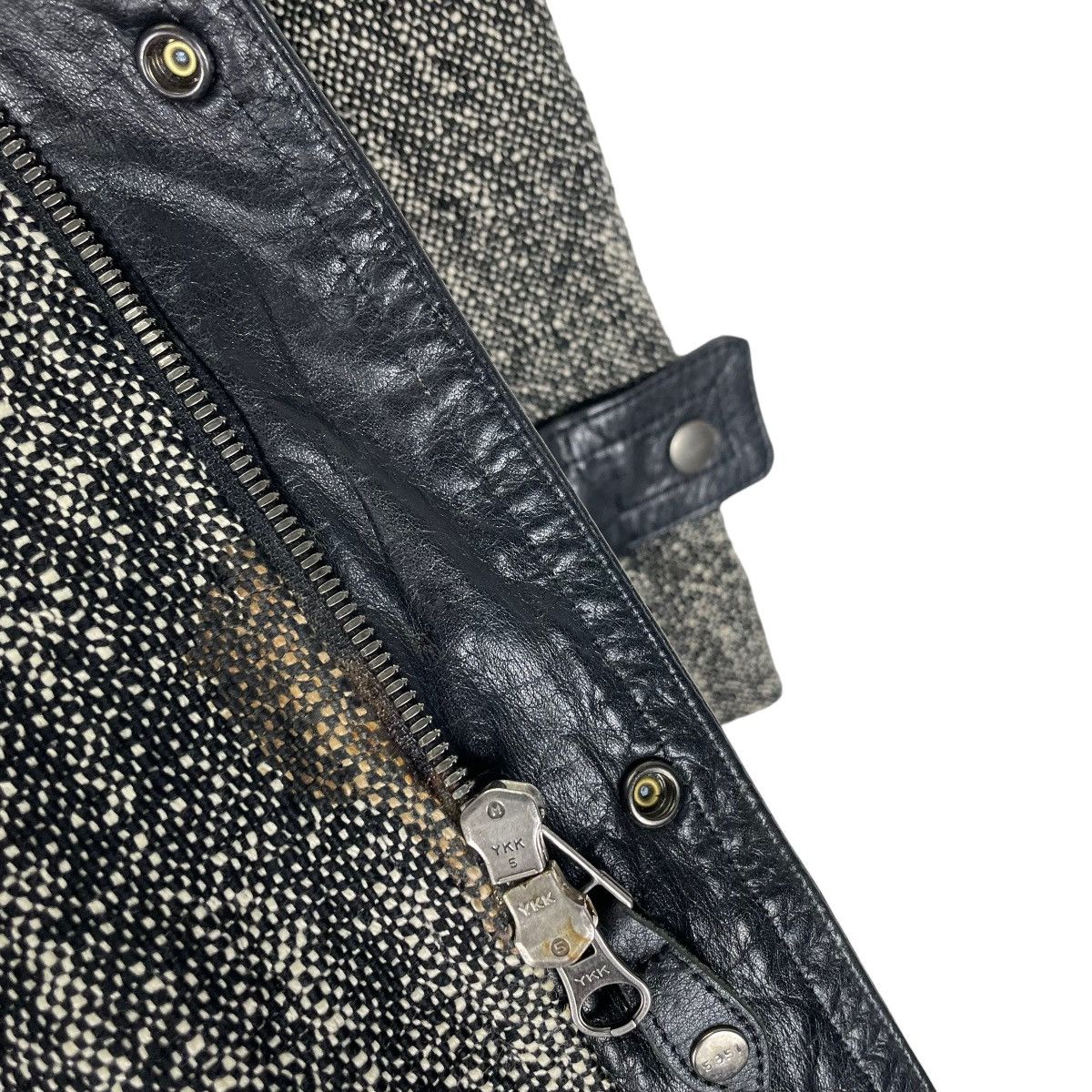 5351 POUR LES FEMMES 🌟5351 POUR HOMME COWHIDE LEATHER PART JACKET Size M / US 6-8 / IT 42-44 - 8 Thumbnail