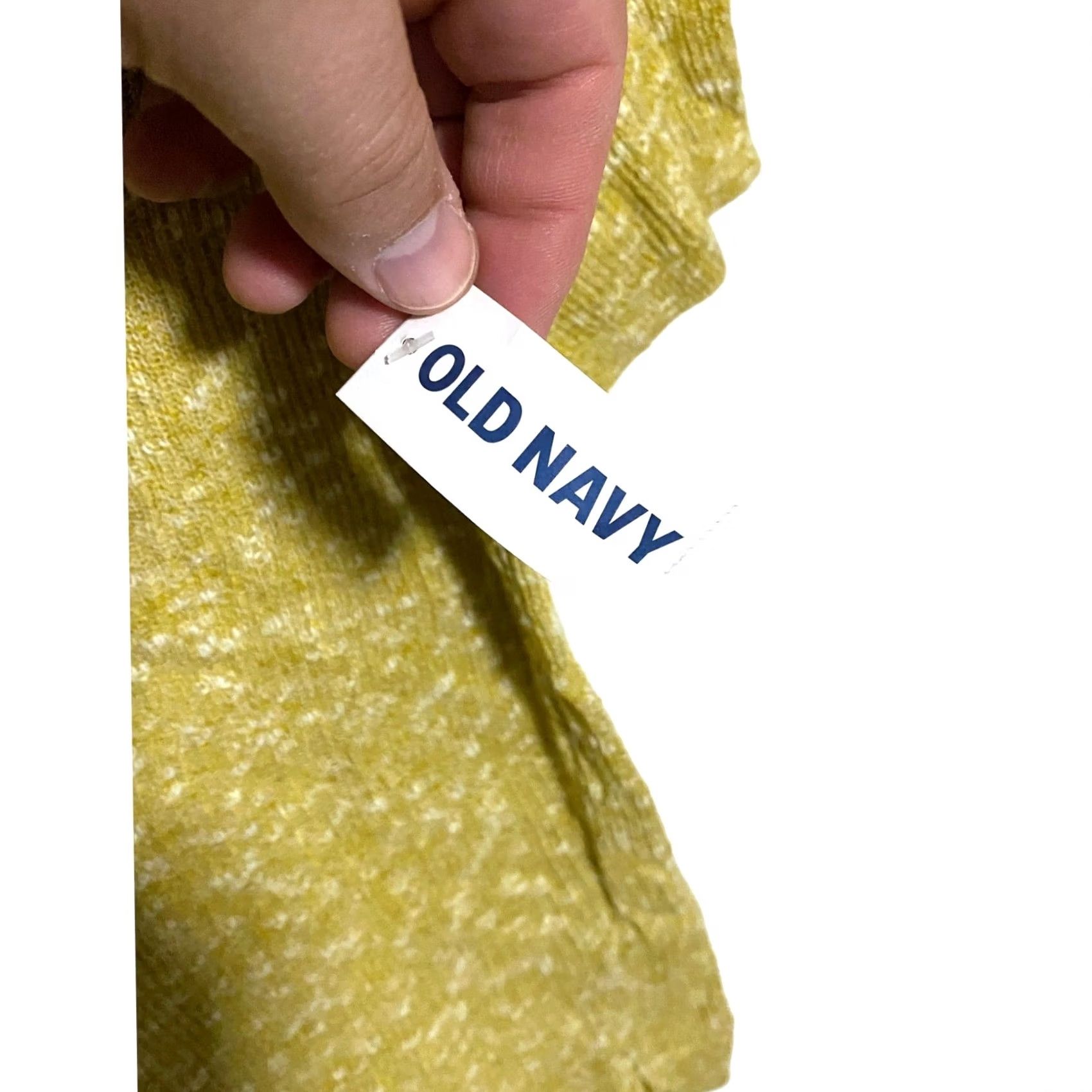 Old Navy VINTAGE Open Knit Sweater Shirt Women S Gold Yellow Goblincore Neutral Boho NWT Size S / US 4 / IT 40 - 6 Thumbnail
