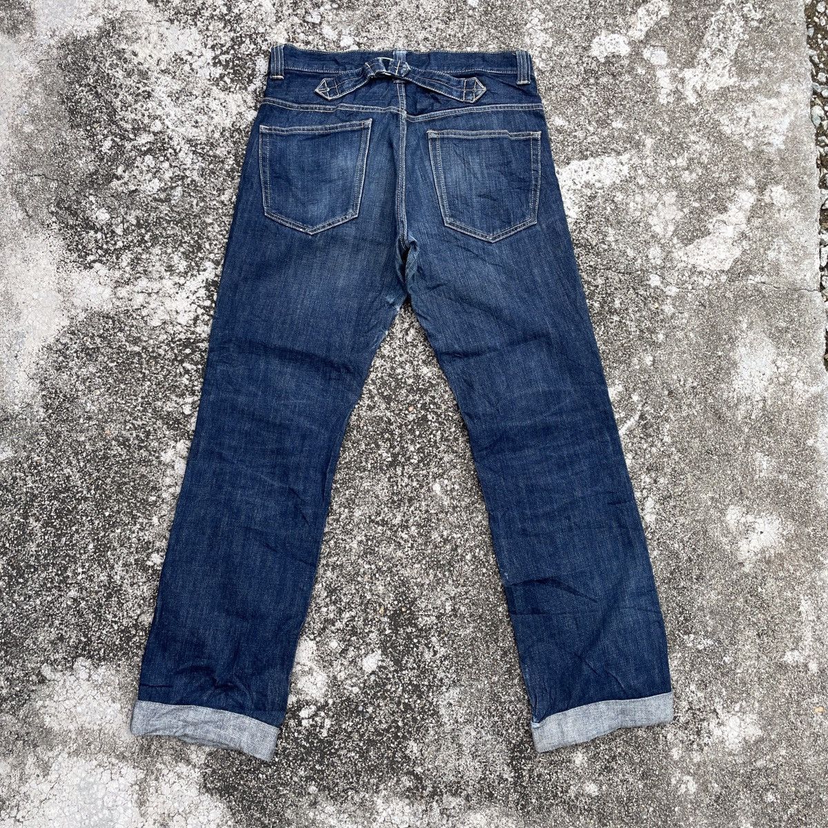 Japanese Brand Vintage Dominate Handcrafted Buckle Denim Size US 34 / EU 50 - 7 Thumbnail