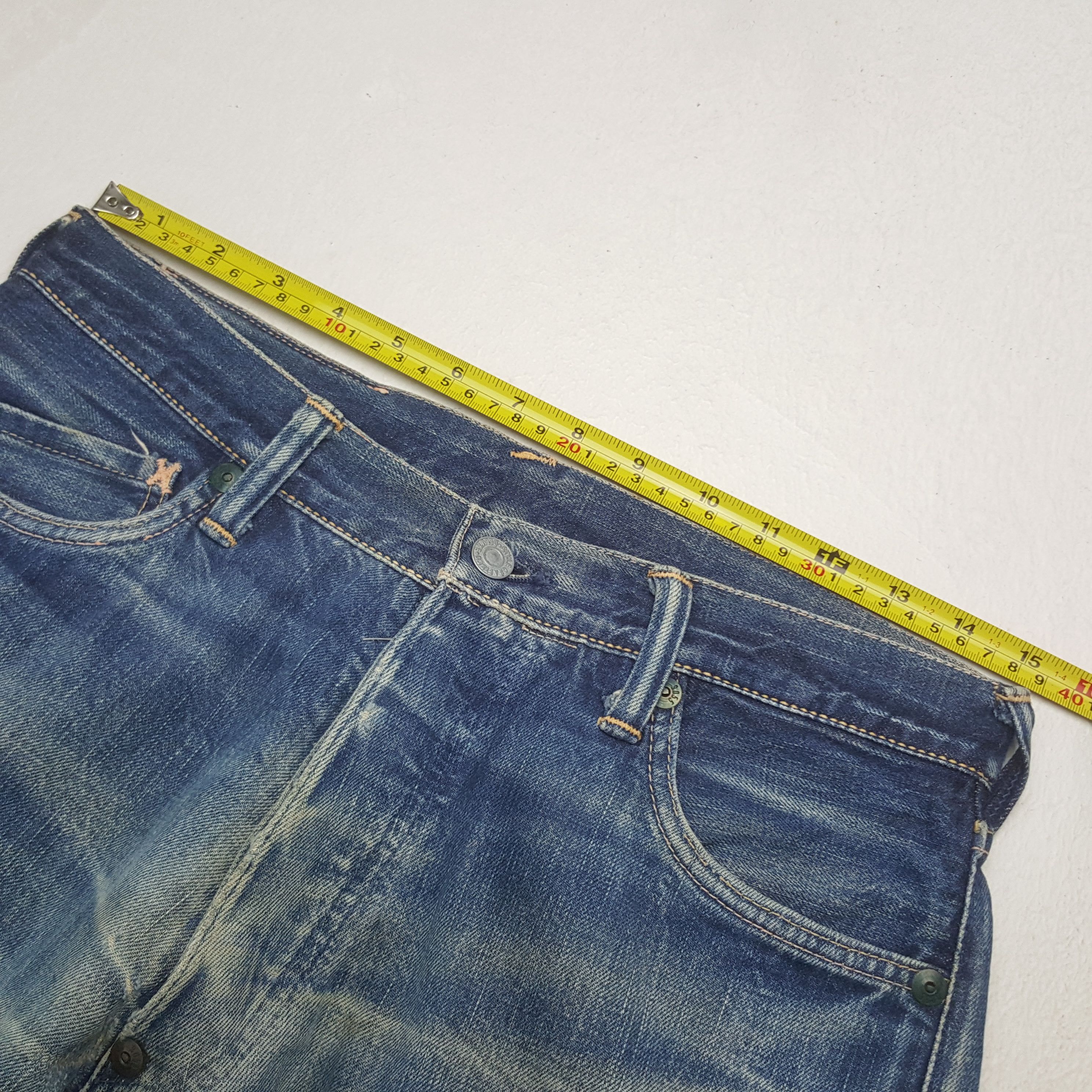 Evisu Vintage Evisu Selvedge Japan Daicock Custom Denim Jeans RR9 Size US 30 / EU 46 - 9 Thumbnail