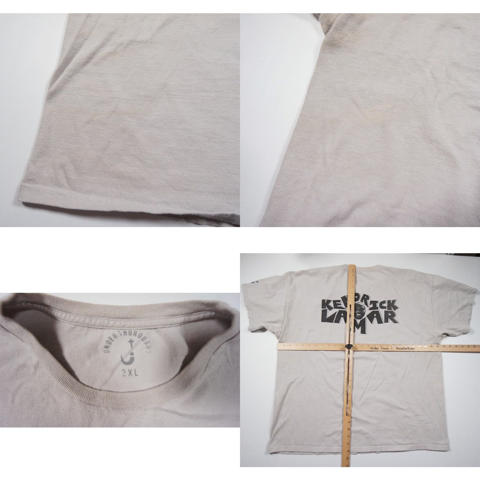Vintage VINTAGE Kendrick Lamar T-Shirt Mens 2XL Adult Short Sleeve Crew Neck Cotton Logo Hip Hop Fall Winter Spring Summer Size US XXL / EU 58 / 5 - 8 Thumbnail