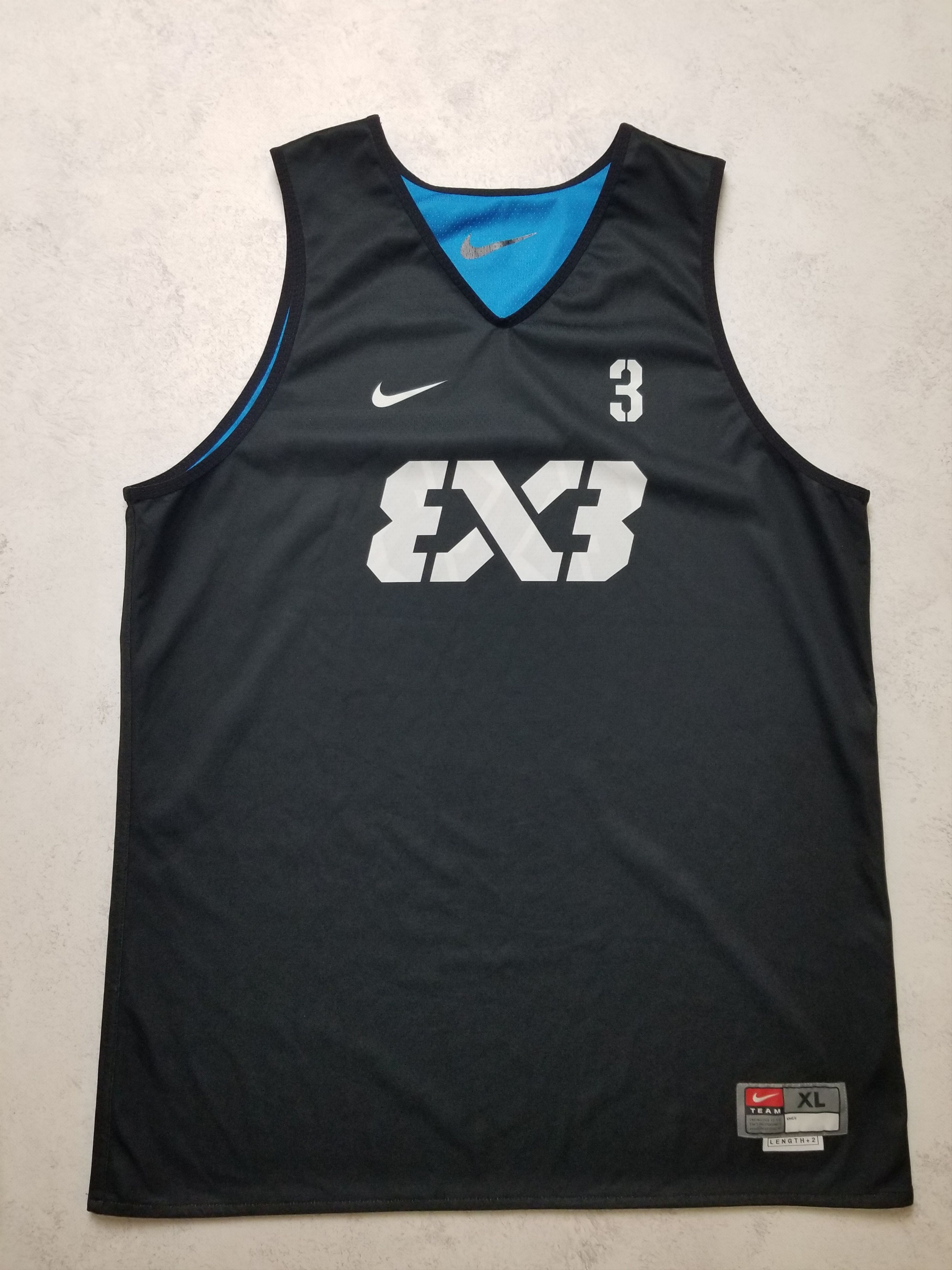 Nike Nike FIBA Team 3x3 #3 Reversible Basketball Jersey Size US XL / EU 56 / 4 - 1 Thumbnail