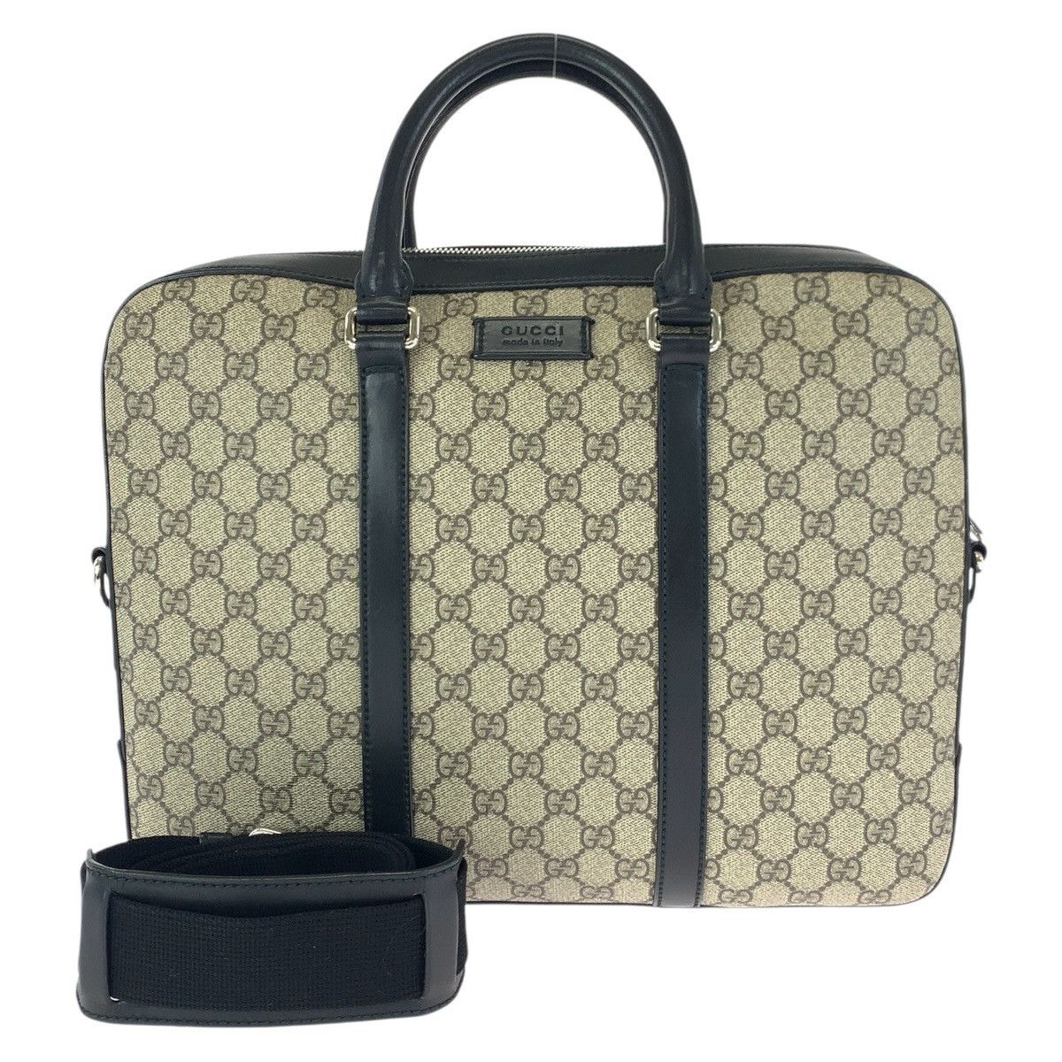 Gucci Gucci Gucci GG Supreme Canvas Leather 2way Business Bag Textile Business Bag 450944 DUTY FREE for USA Size ONE SIZE - 1 Thumbnail