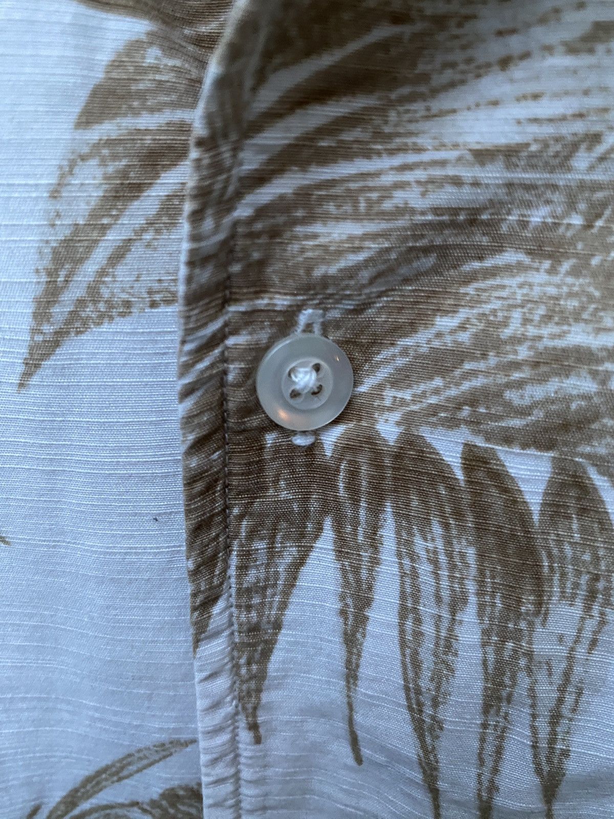 Vintage Vintage Hawaiian Short Sleeve Silk Shirt Floral Leaves Size US L / EU 52-54 / 3 - 5 Thumbnail