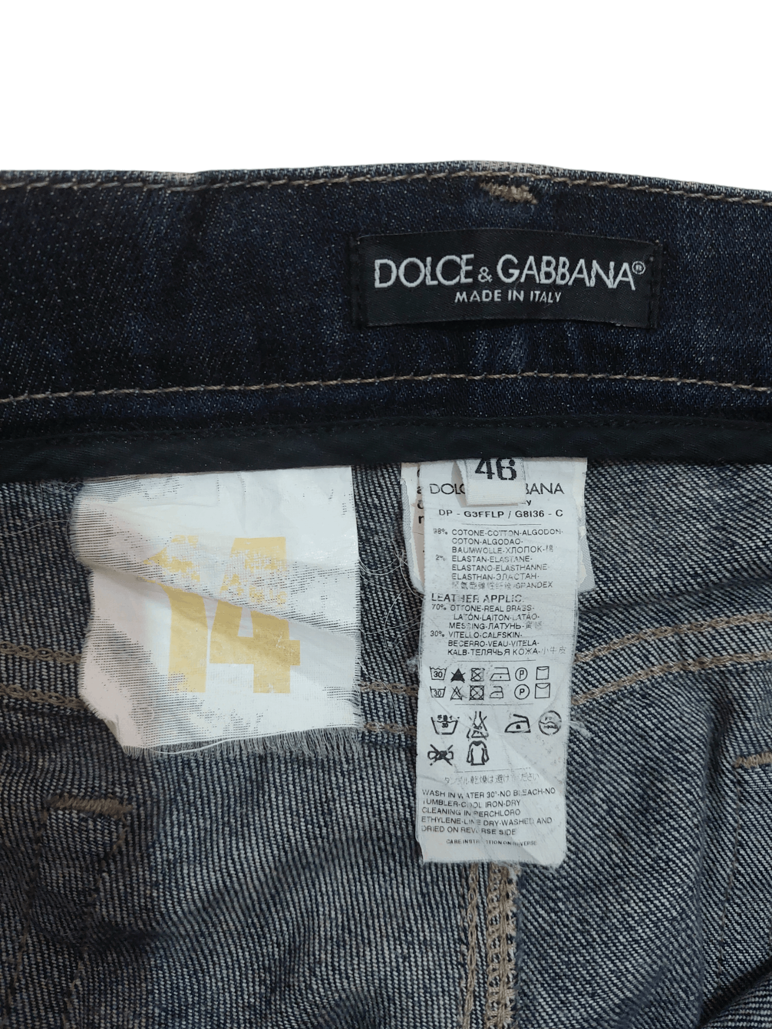 Dolce & Gabbana Dolce & Gabbana D&G Via San Damiano 7 Jeans Size US 32 / EU 48 - 17 Thumbnail
