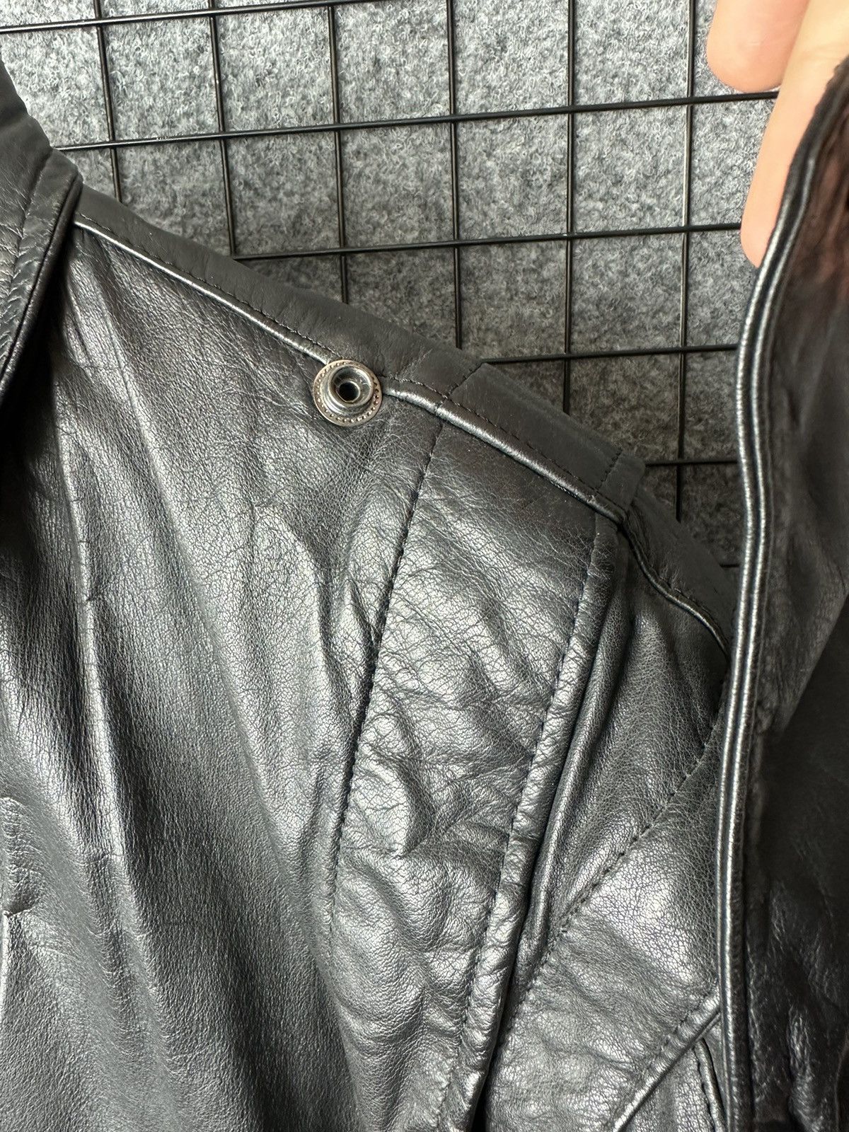 Angelo Litrico × Genuine Leather Angelo Litrico Vintage Leather Transformer Vest Jacket SizeM Size US M / EU 48-50 / 2 - 5 Thumbnail