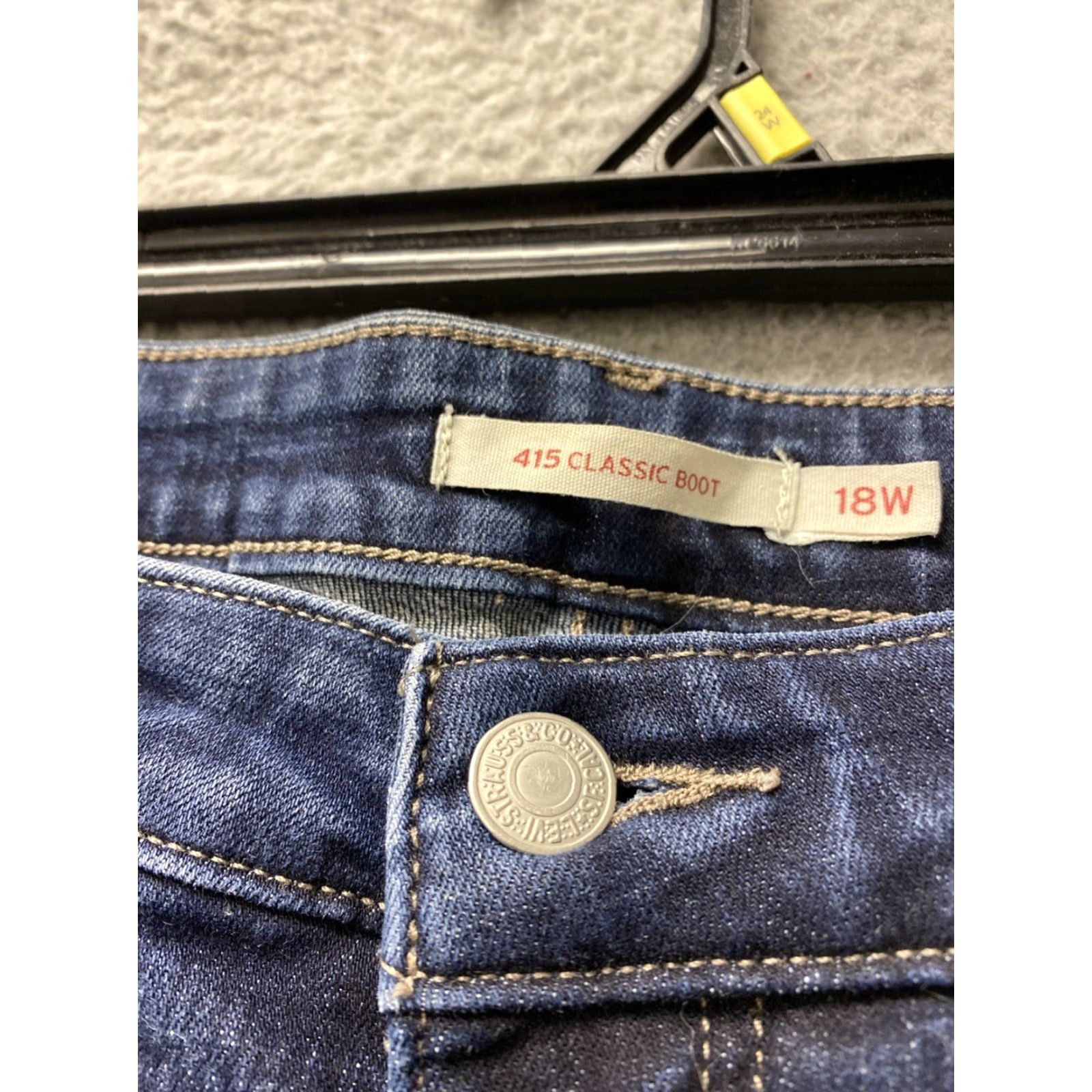 Levi's Levi's 415 Boot Cut Jeans Women's Plus Size 18W Blue Denim 30in Inseam Medium Wash Stretch Size 40" / US 18 - 2 Thumbnail