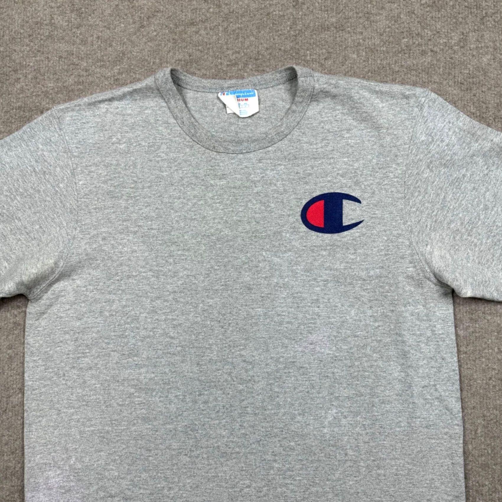 Champion Champion T Shirt Mens Size M Gray Short Sleeve Crew Neck Graphic Size US M / EU 48-50 / 2 - 3 Thumbnail