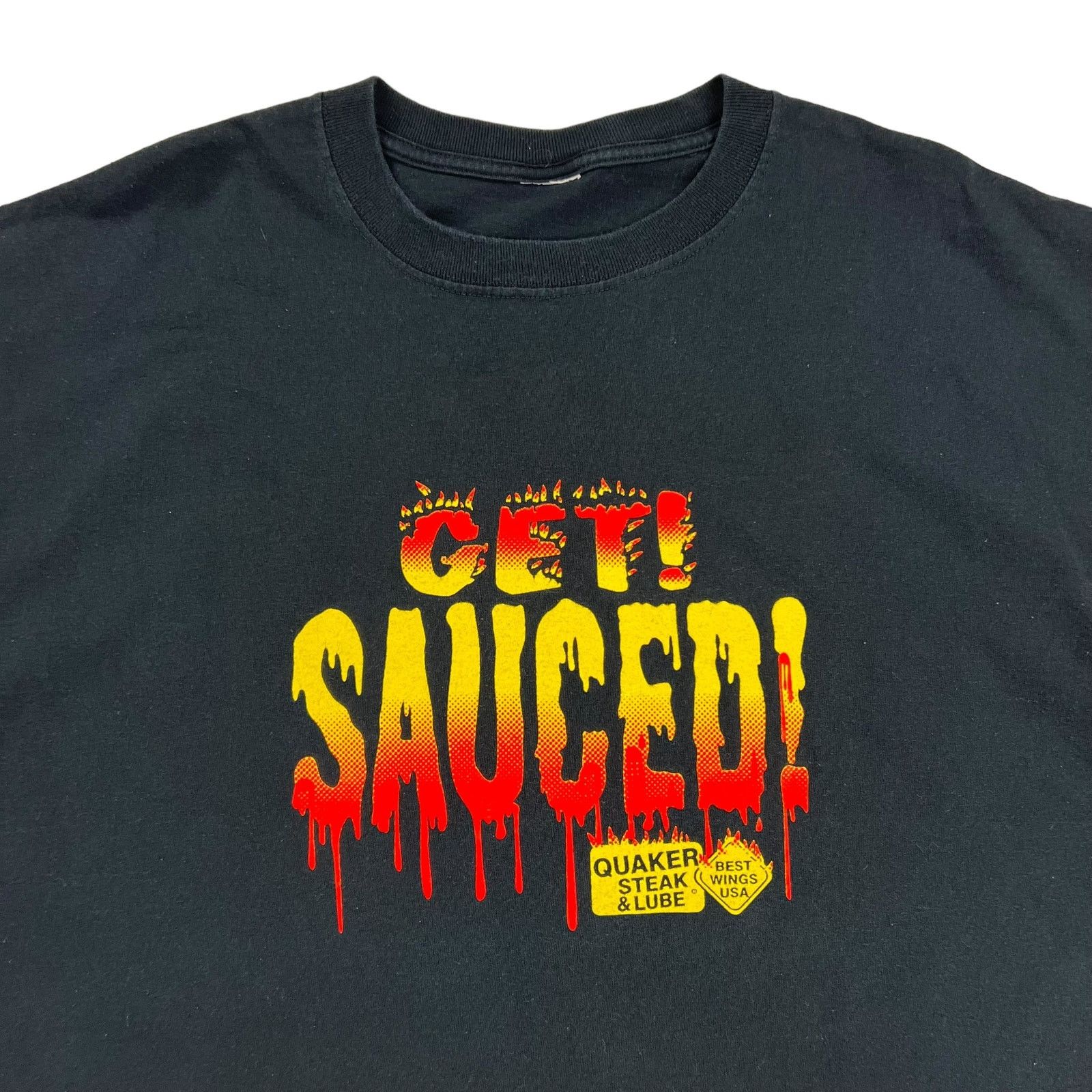 Vintage Vintage Y2K Get Sauced! Quaker steak & lube tee (XXL) Size US XXL / EU 58 / 5 - 4 Thumbnail