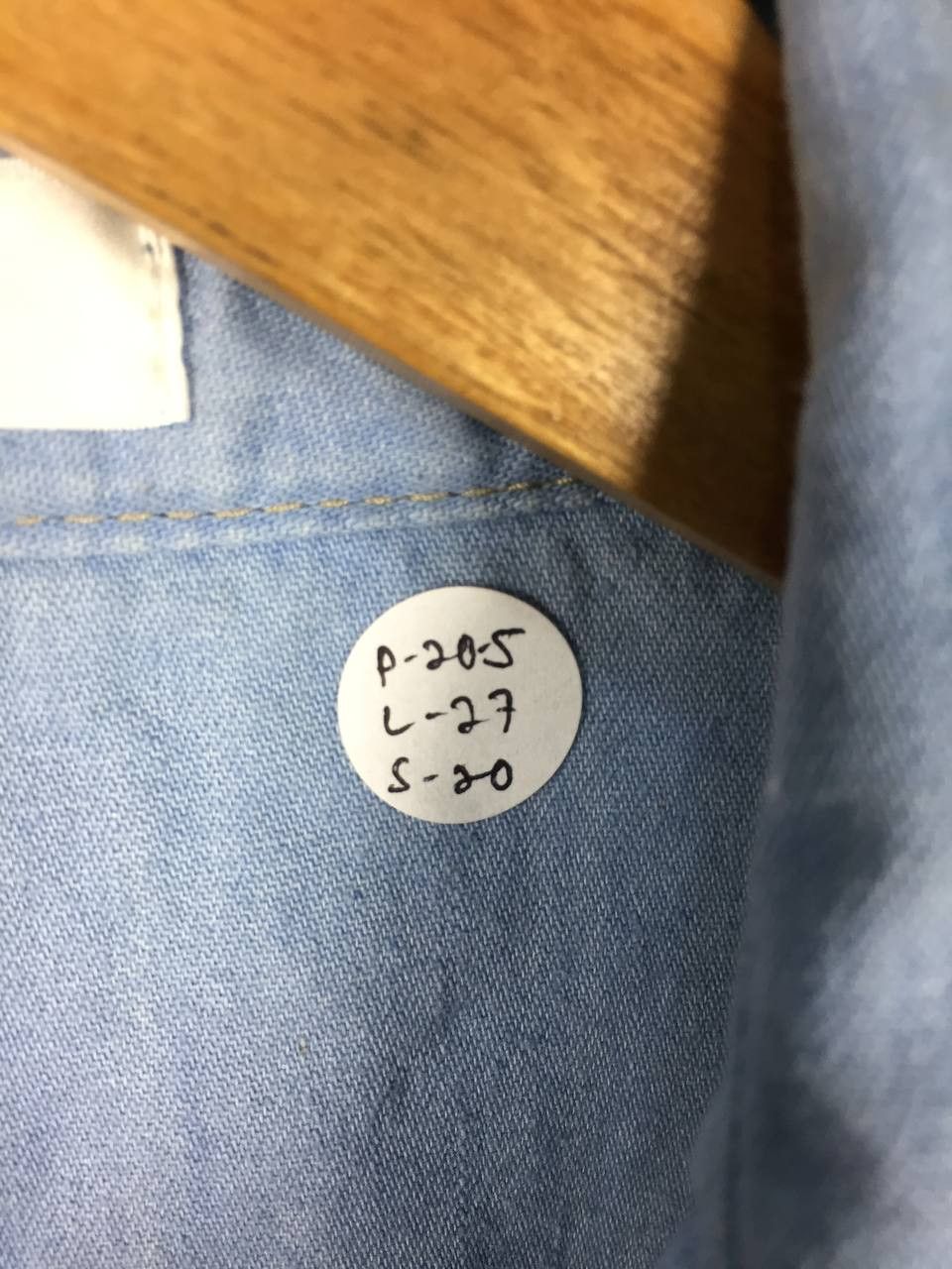 Japanese Brand CIROI by Egoist Light Wash Denim-Look Chambray Workshirt Size US M / EU 48-50 / 2 - 12 Thumbnail