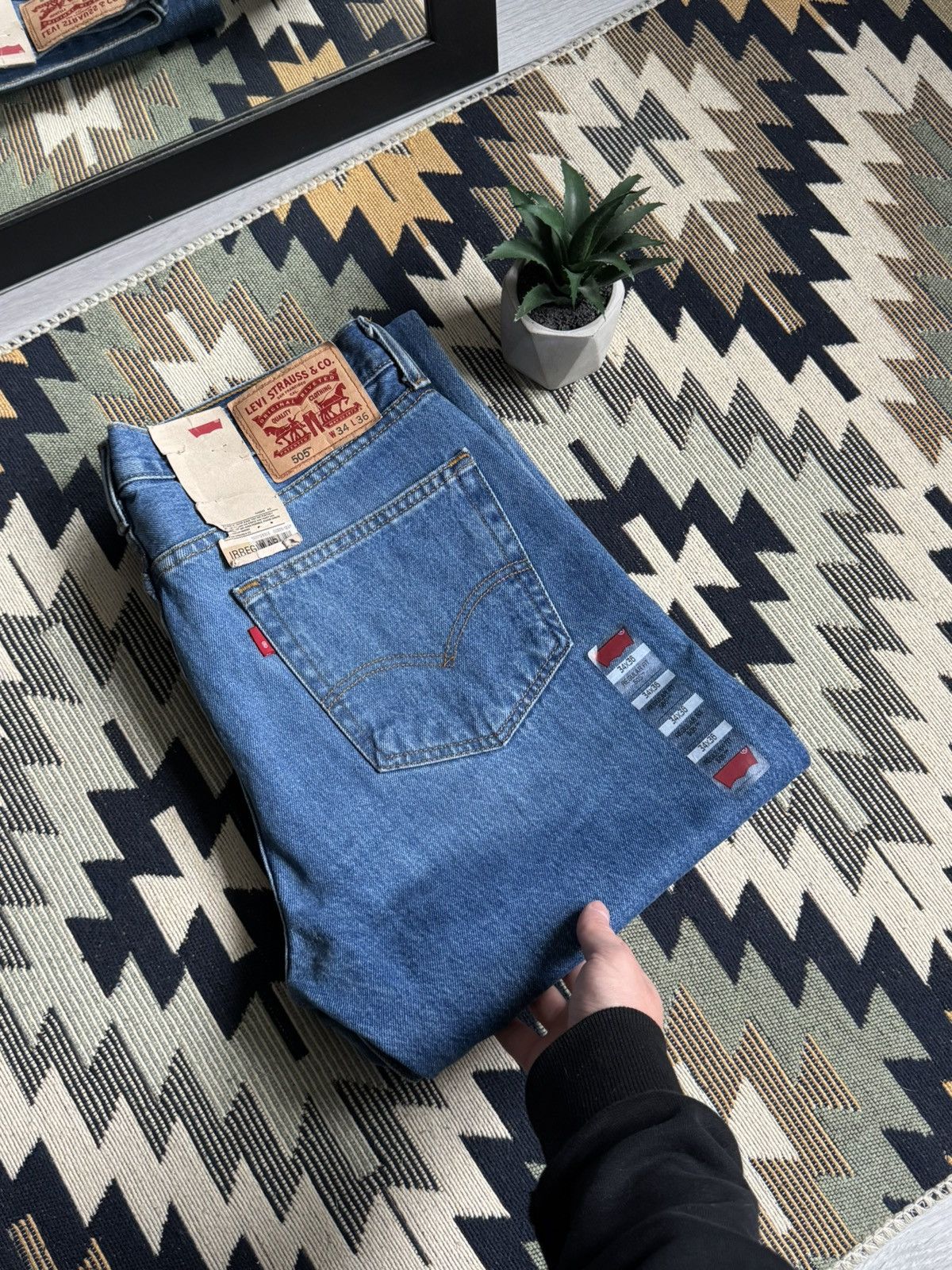 Levi's New! Levi’s 5050 Regular Fit Denim Jeans Size US 34 / EU 50 - 1 Thumbnail