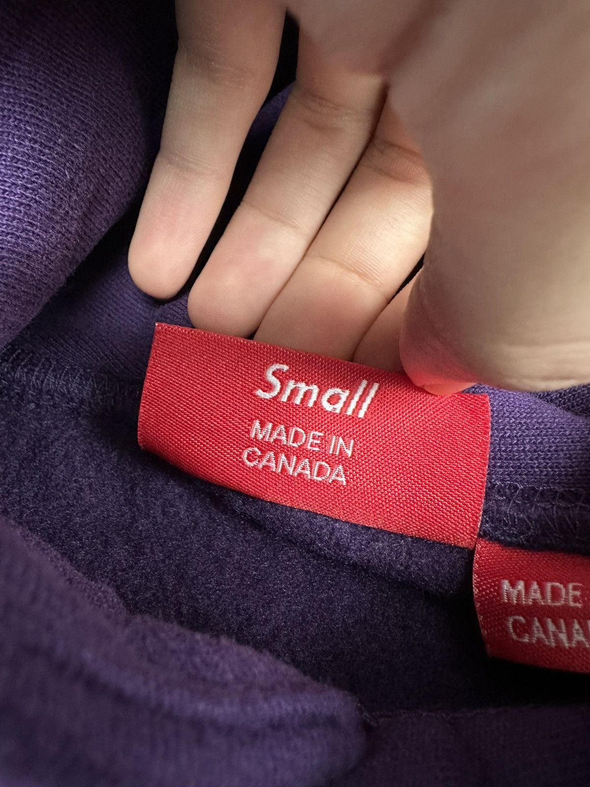 Supreme Supreme Box Logo Hooded Sweatshirt Dark Purple S Size US S / EU 44-46 / 1 - 4 Thumbnail