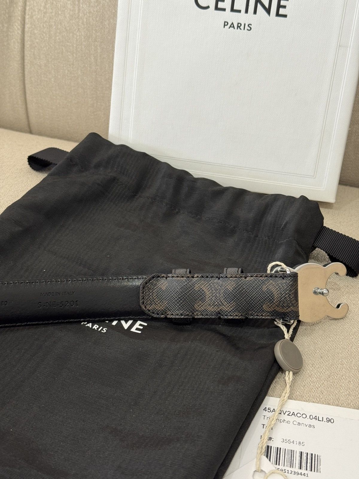 Celine Celine Triomphe Belt Size ONE SIZE - 3 Thumbnail