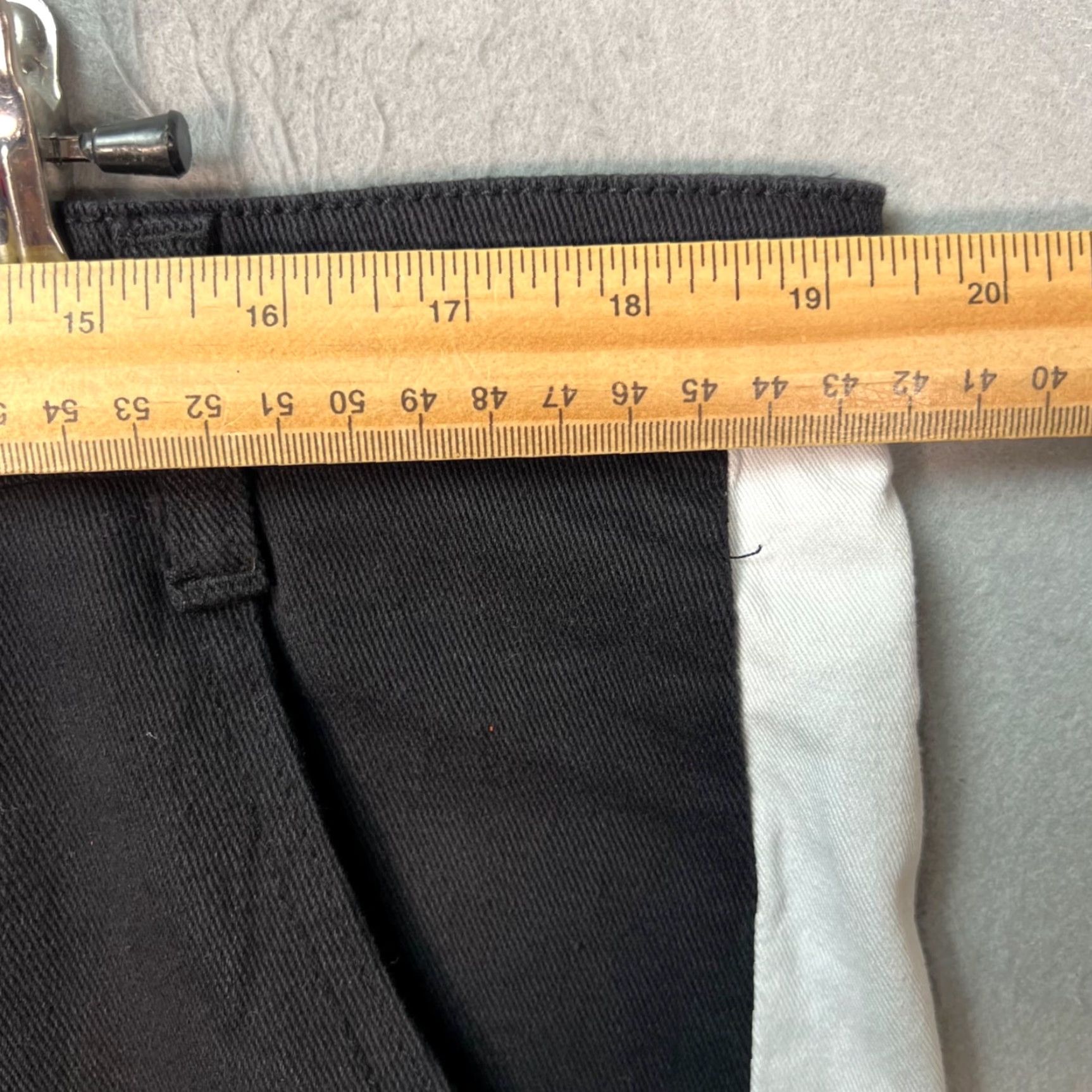 Denime VINTAGE American Stitch Mens XL Black White Side Stripe Skinny Denim Jeans NEW! Size US 36 / EU 52 - 6 Thumbnail